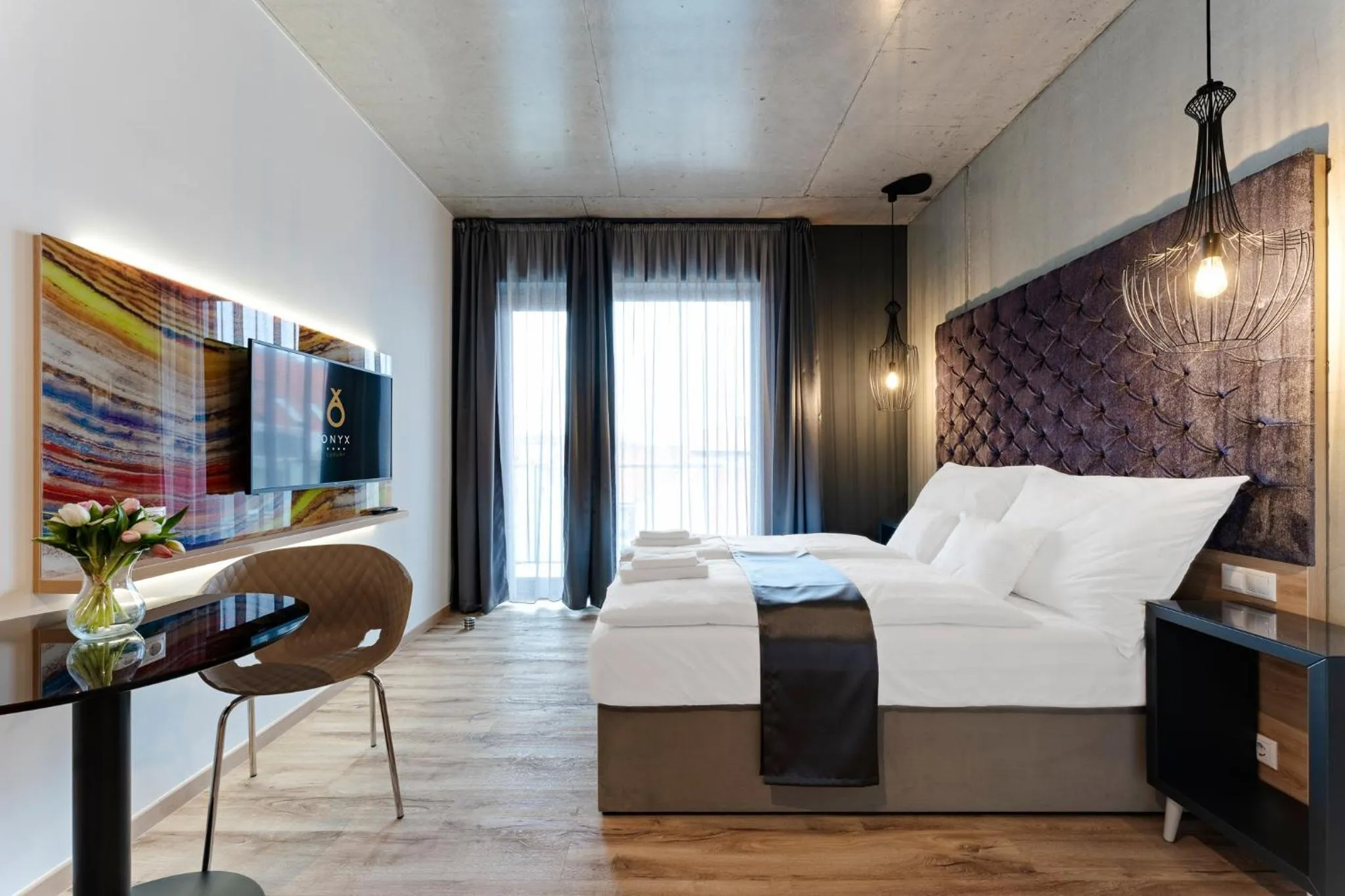 Bed in Onyx Luxury Budapest