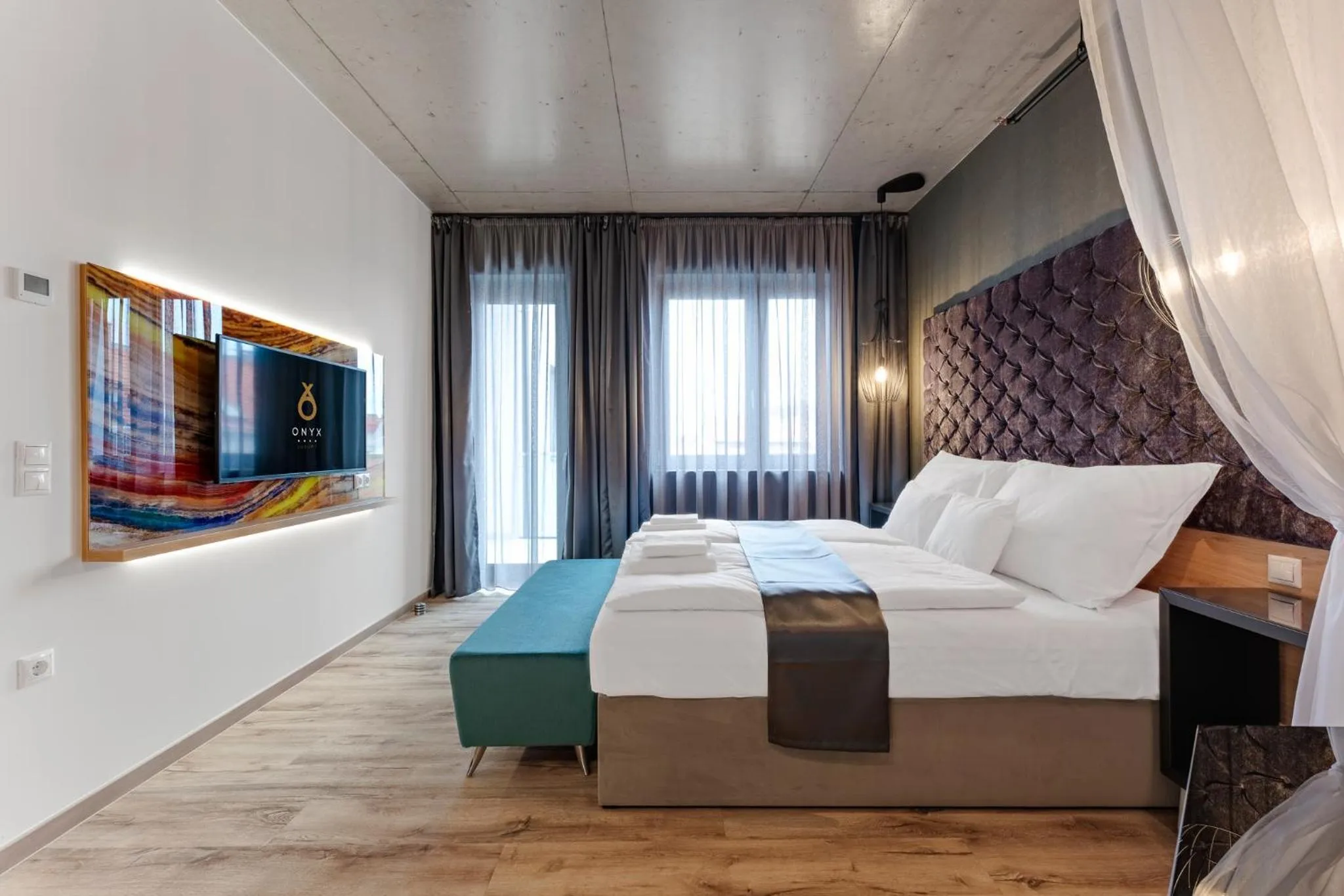 Bed in Onyx Luxury Budapest