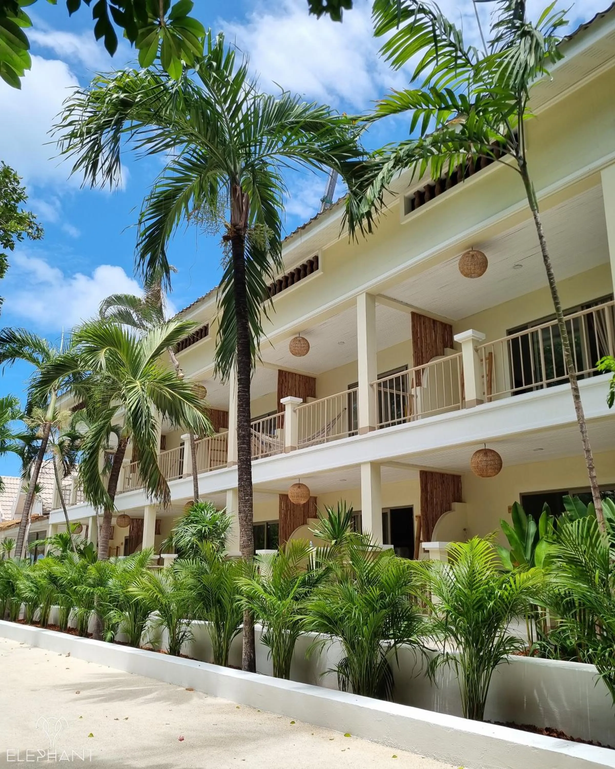 Property building in Elephant Beach Club & Resort Samui