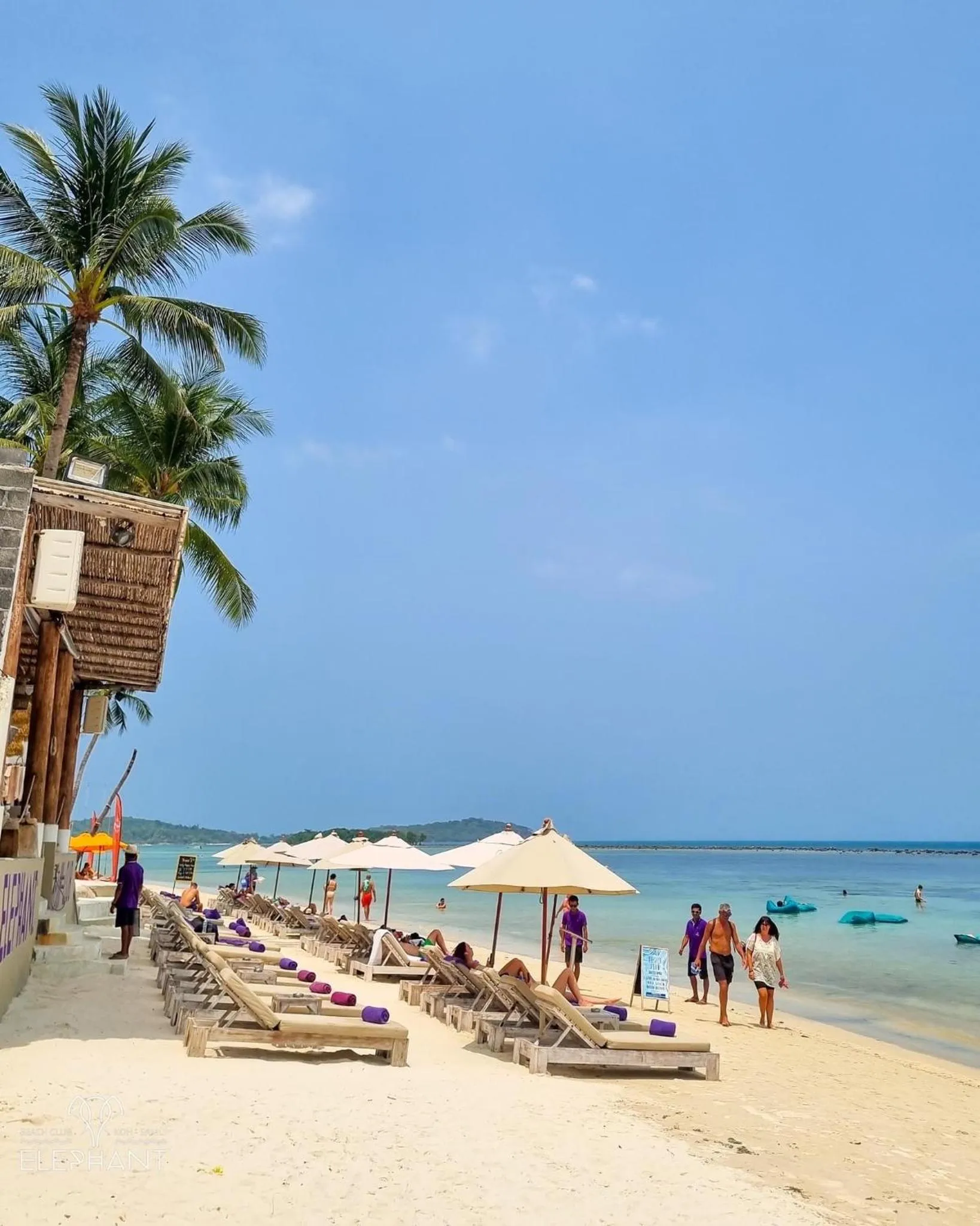 Day in Elephant Beach Club & Resort Samui