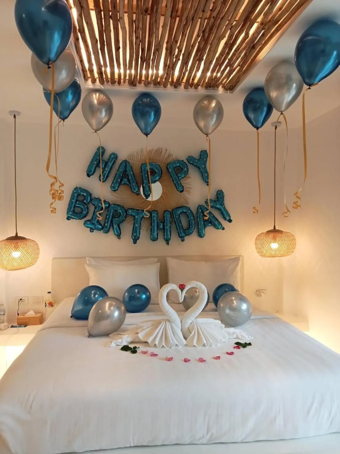 Bed in Elephant Beach Club & Resort Samui