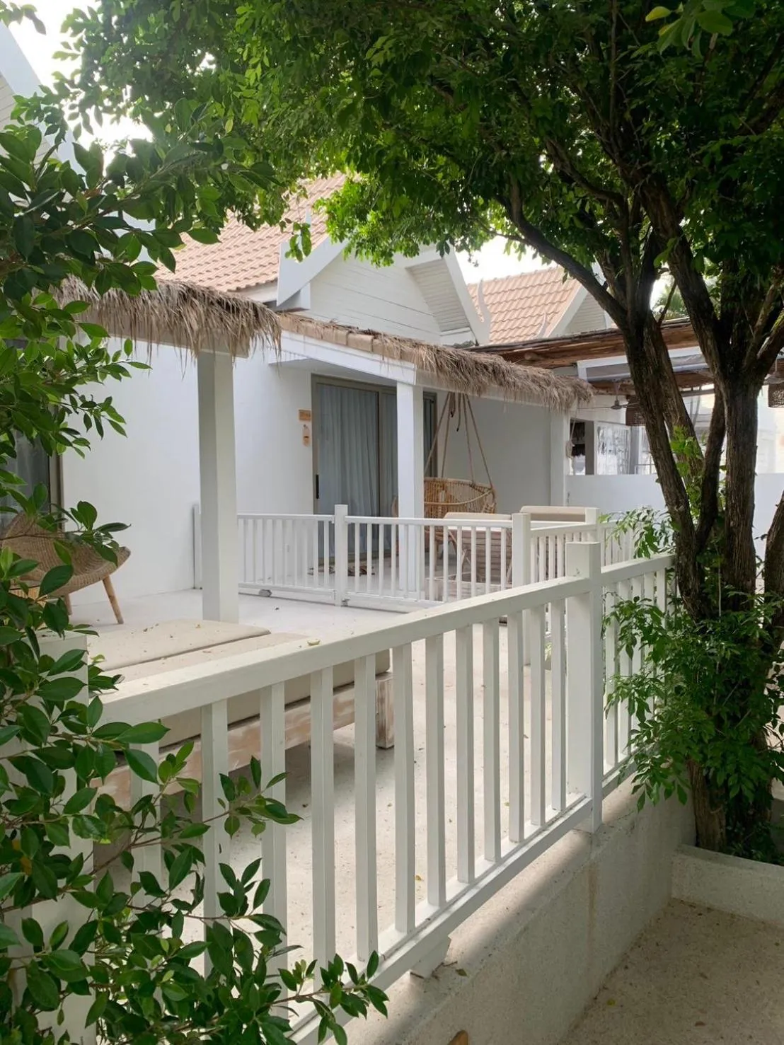 Patio in Elephant Beach Club & Resort Samui