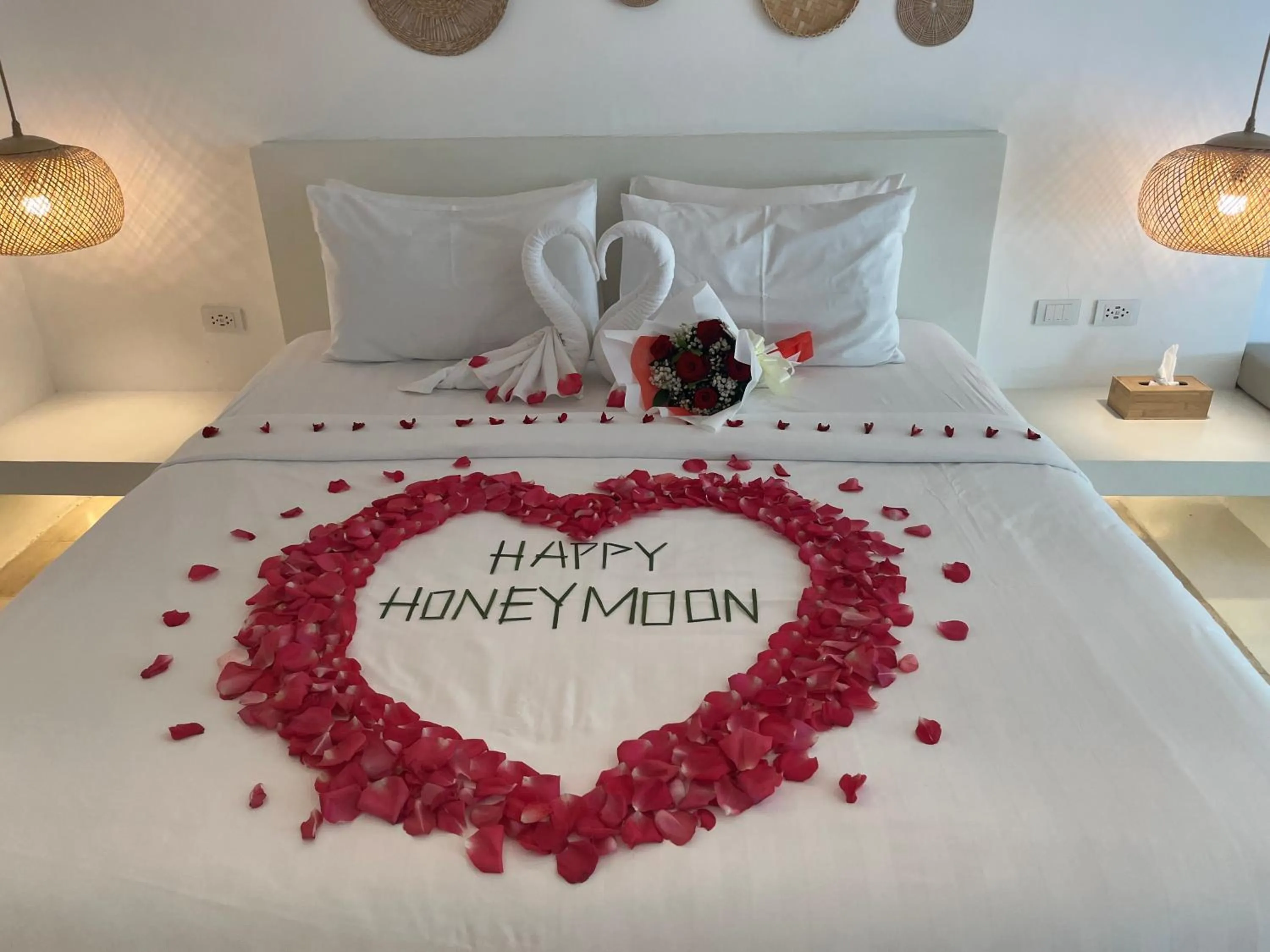 Bed in Elephant Beach Club & Resort Samui