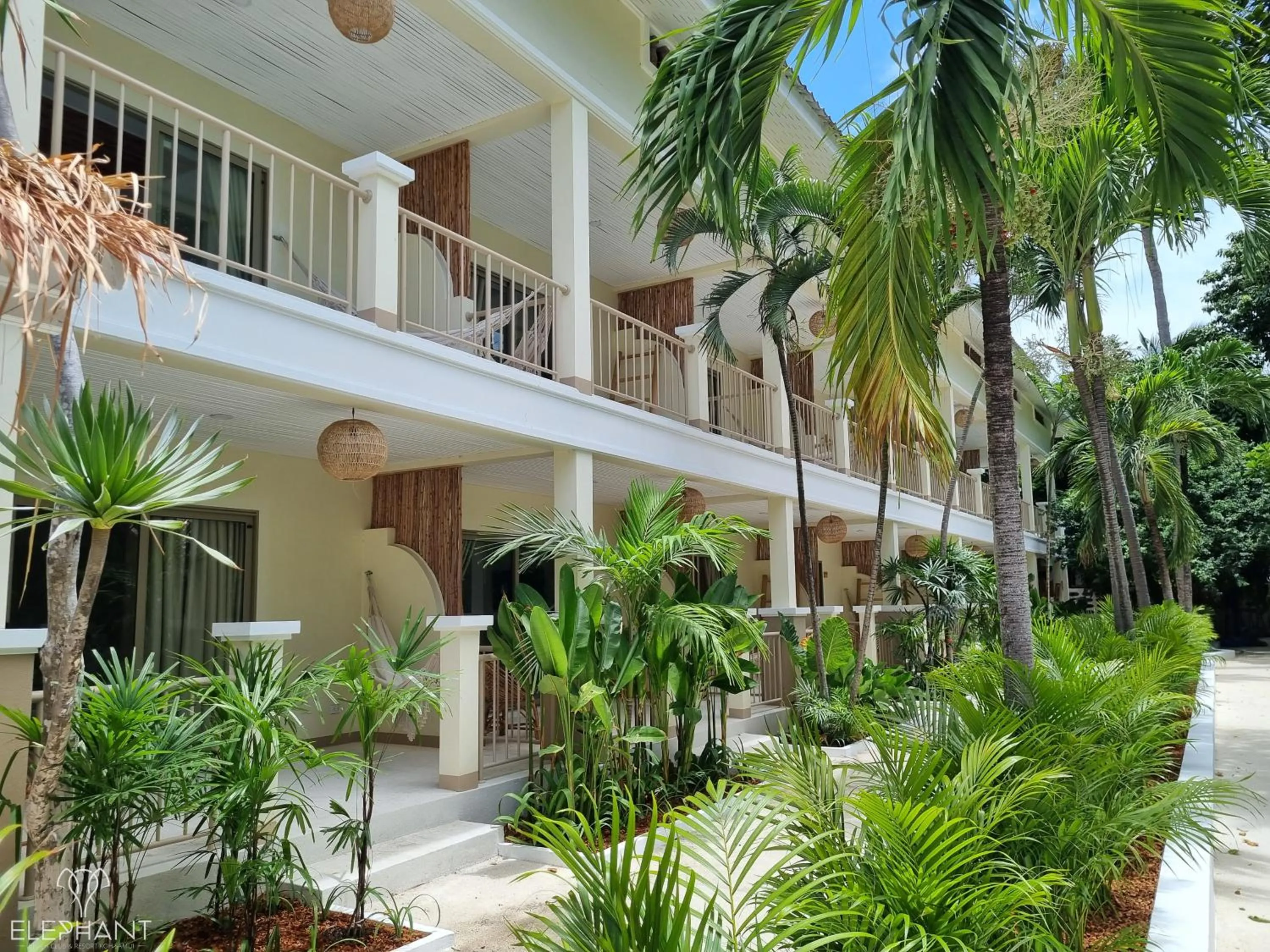 Property building in Elephant Beach Club & Resort Samui