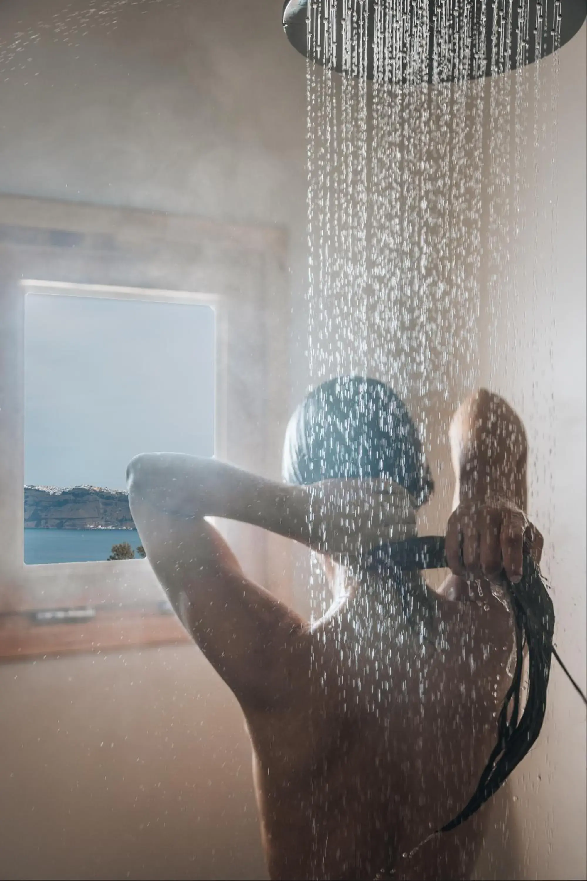 Bathroom in Divino Caldera Bathroom in Divino Caldera