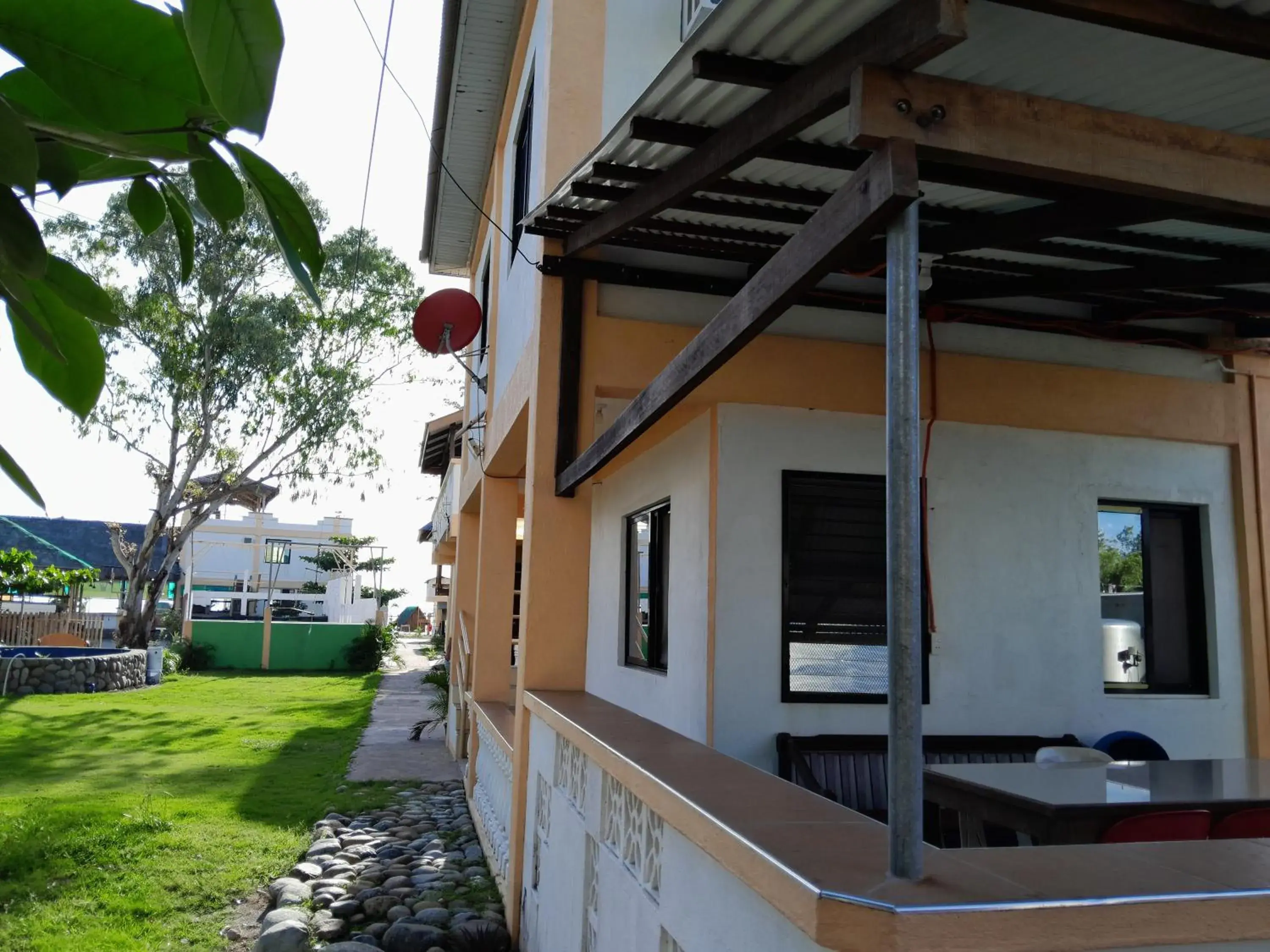 Patio in Good Guys Beach Resort Patio in Good Guys Beach Resort