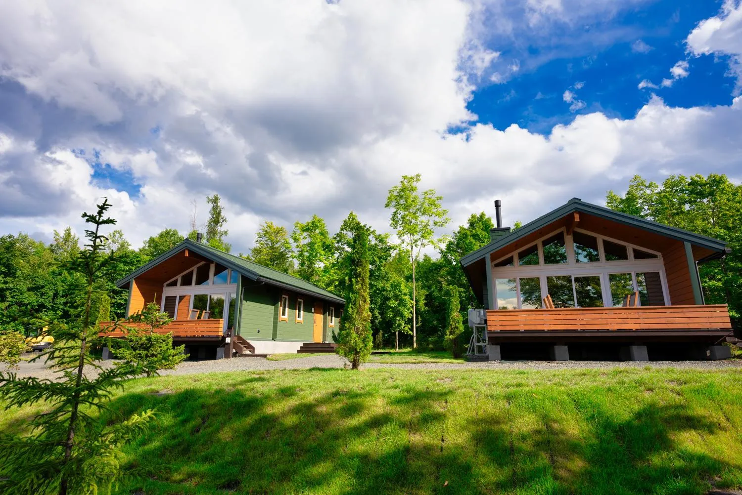 Garden view in Chill Village