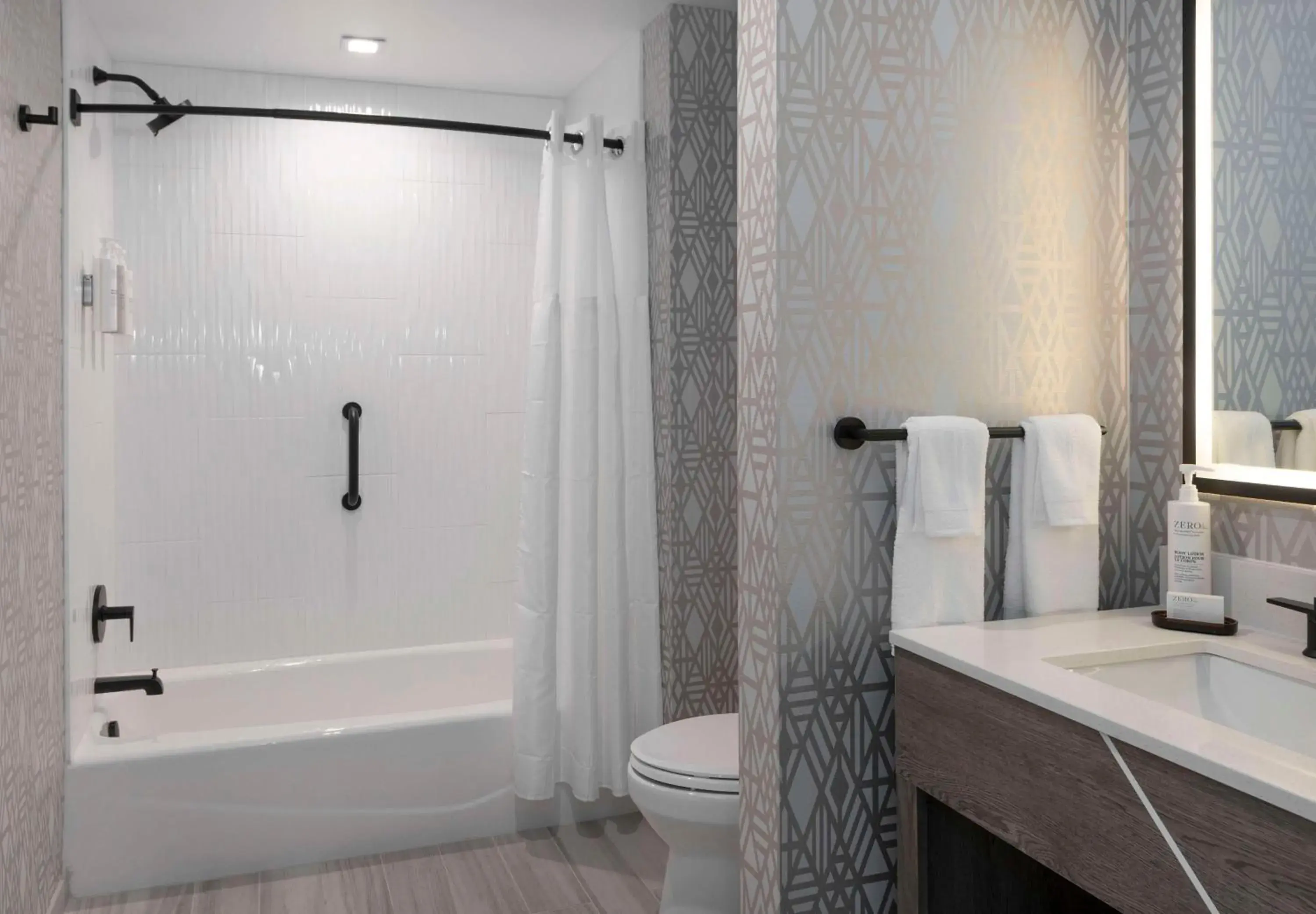 Bathroom in Embassy Suites By Hilton Asheville Downtown Bathroom in Embassy Suites By Hilton Asheville Downtown