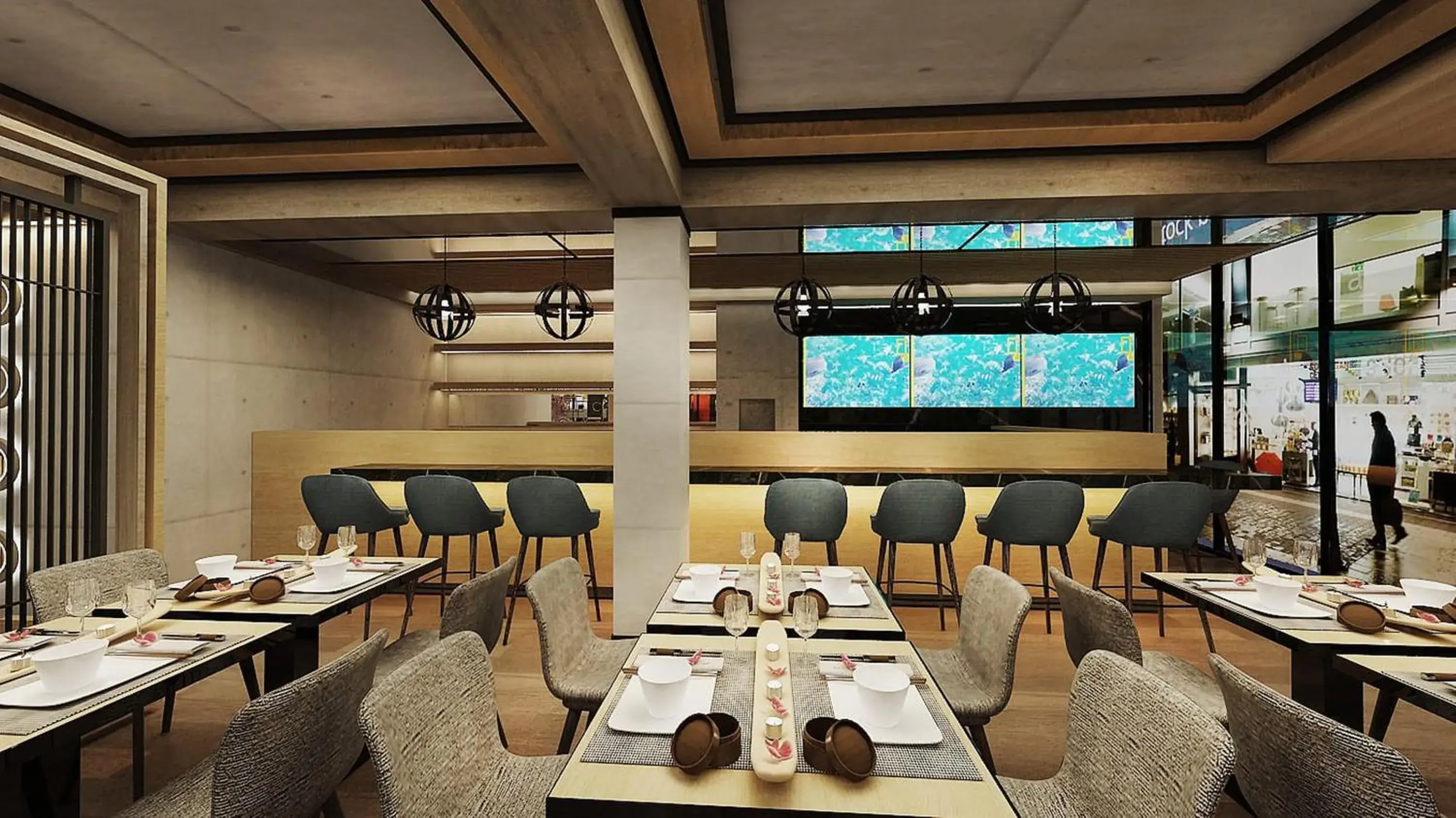 Restaurant/places to eat in Hanami Design Hotel Restaurant/places to eat in Hanami Design Hotel