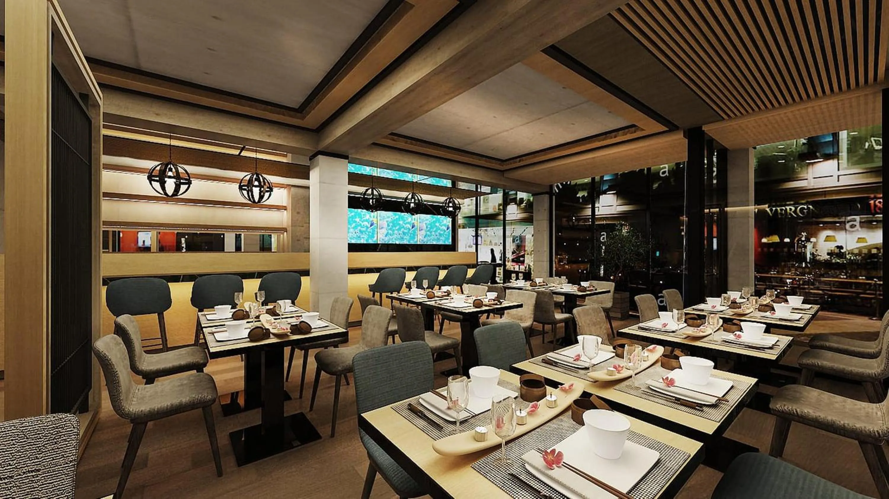 Restaurant/places to eat in Hanami Design Hotel