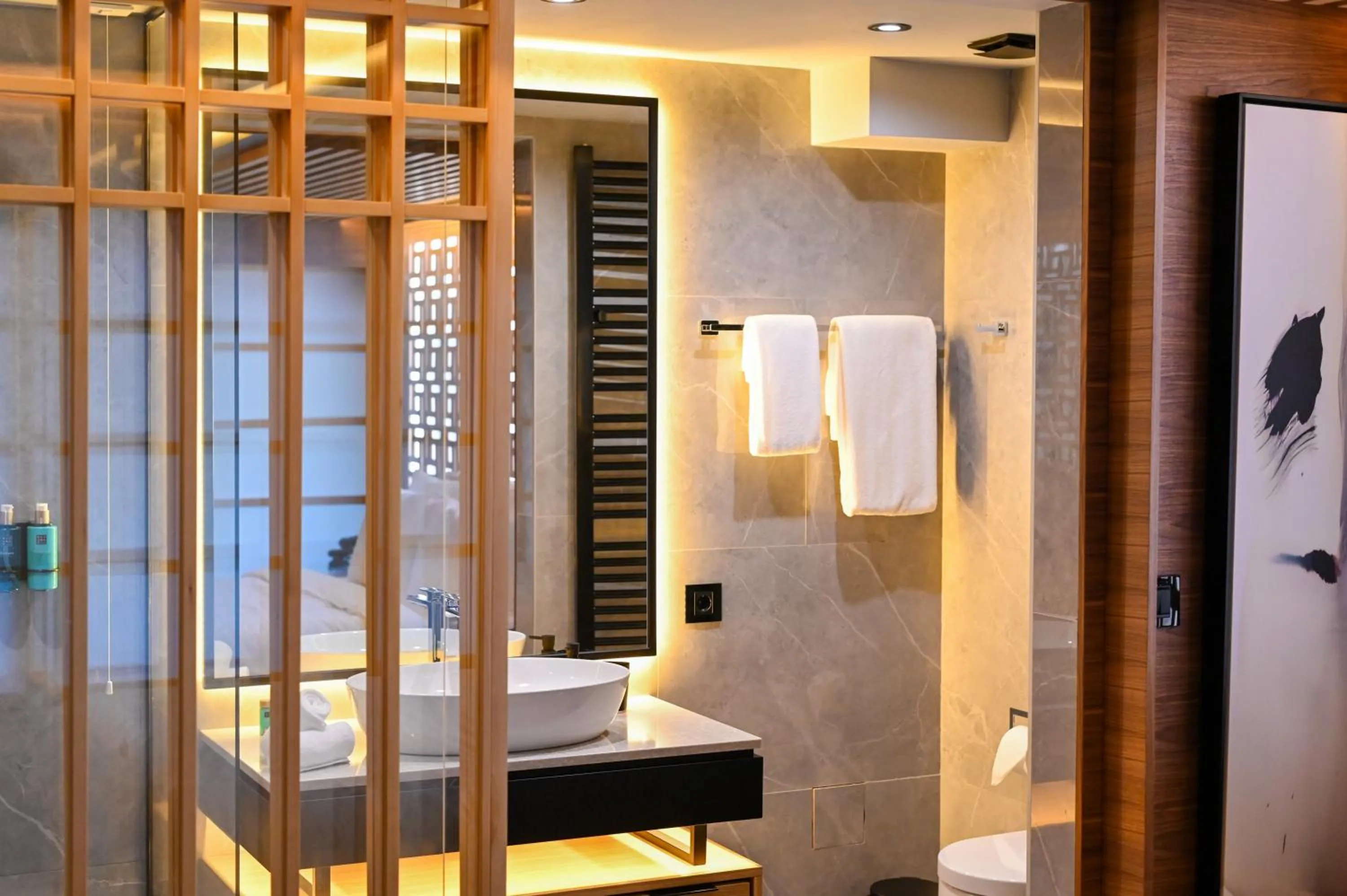 Shower in Hanami Design Hotel