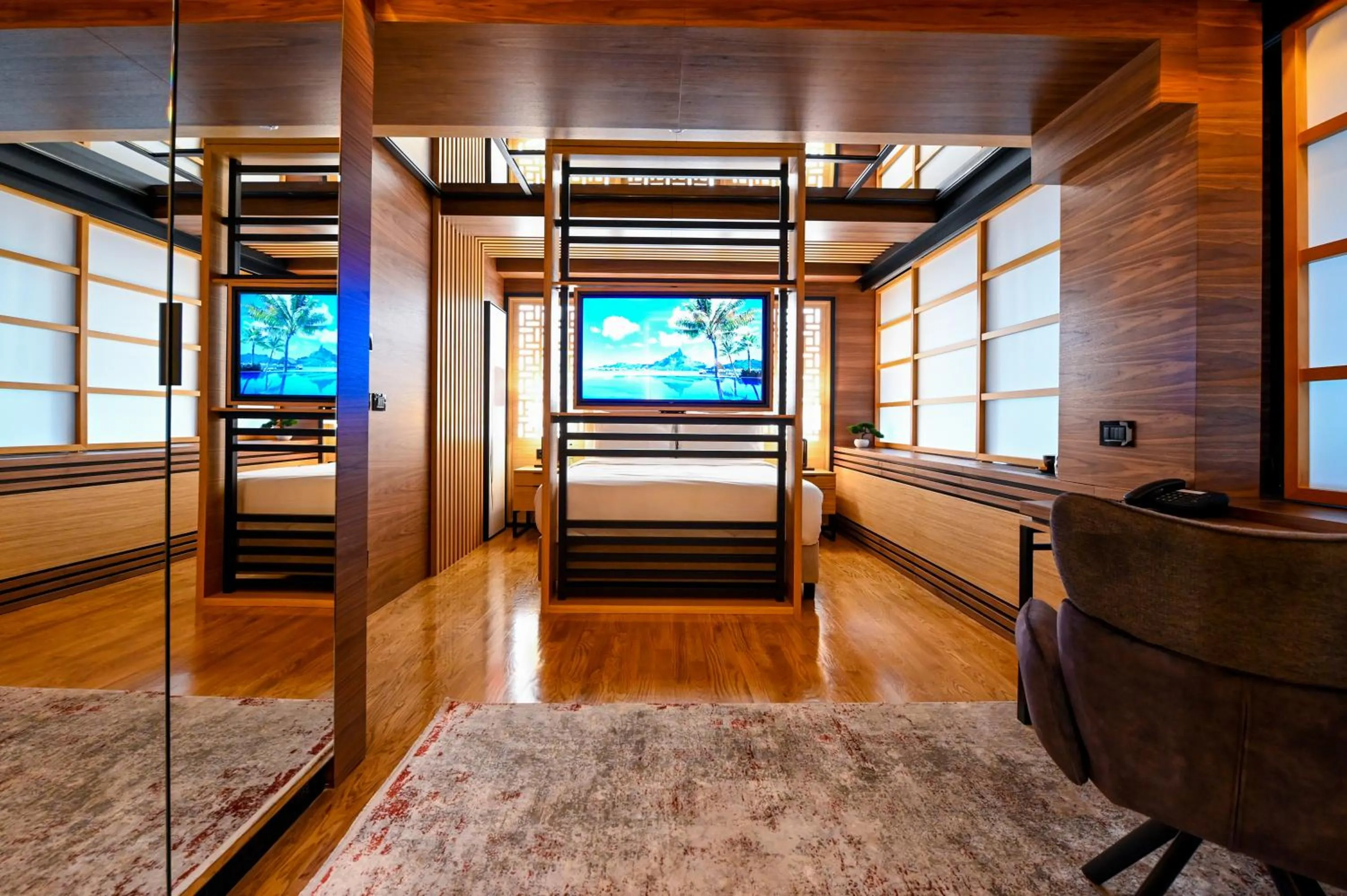 Bed in Hanami Design Hotel