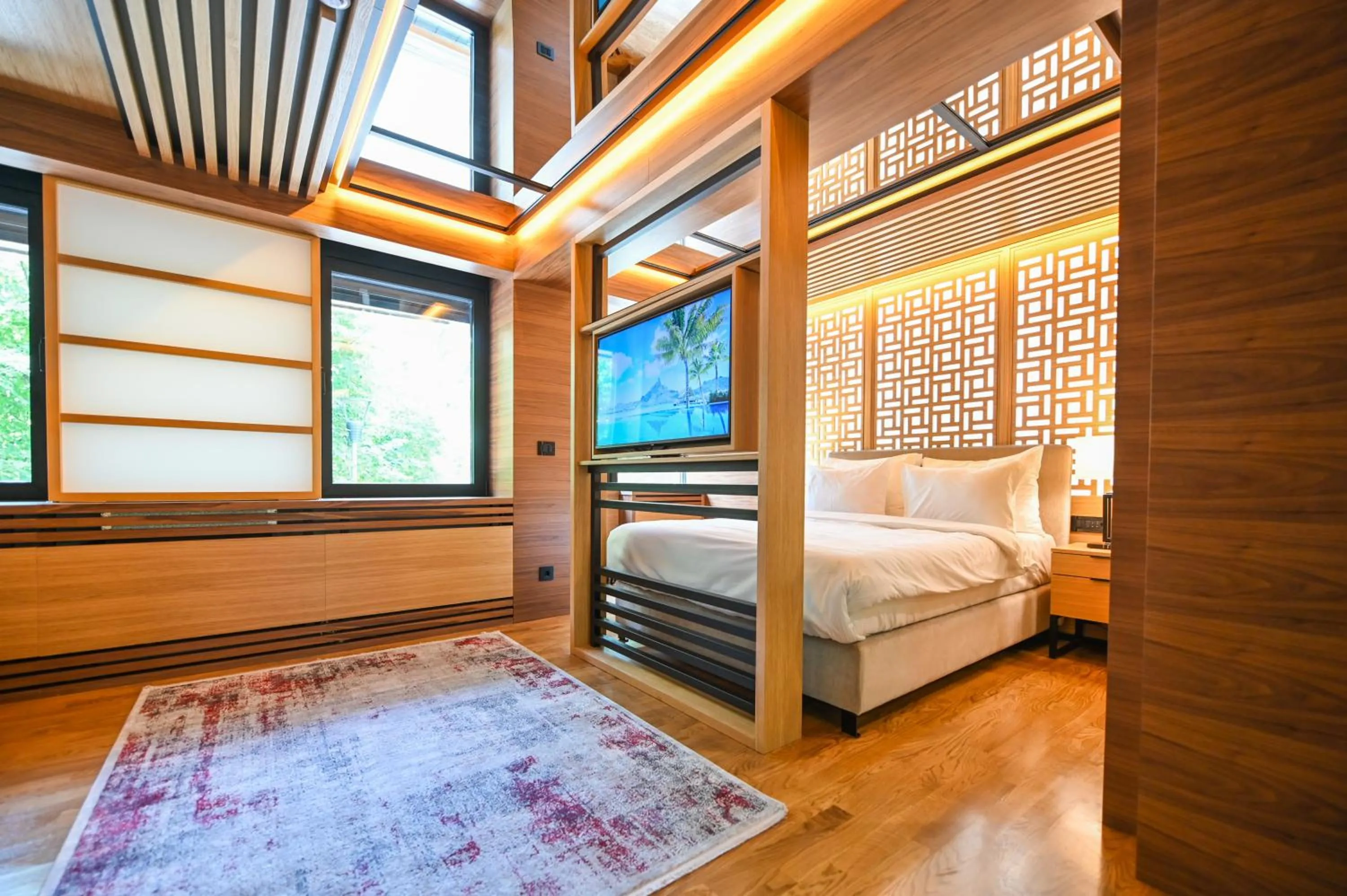 Bed in Hanami Design Hotel