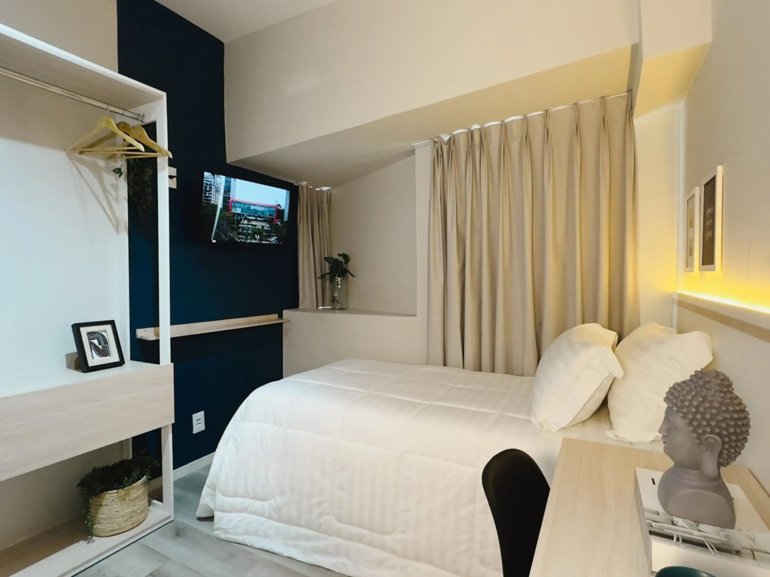 Bed in Apê Metrô Higienópolis Mackenzie Bed in Apê Metrô Higienópolis Mackenzie