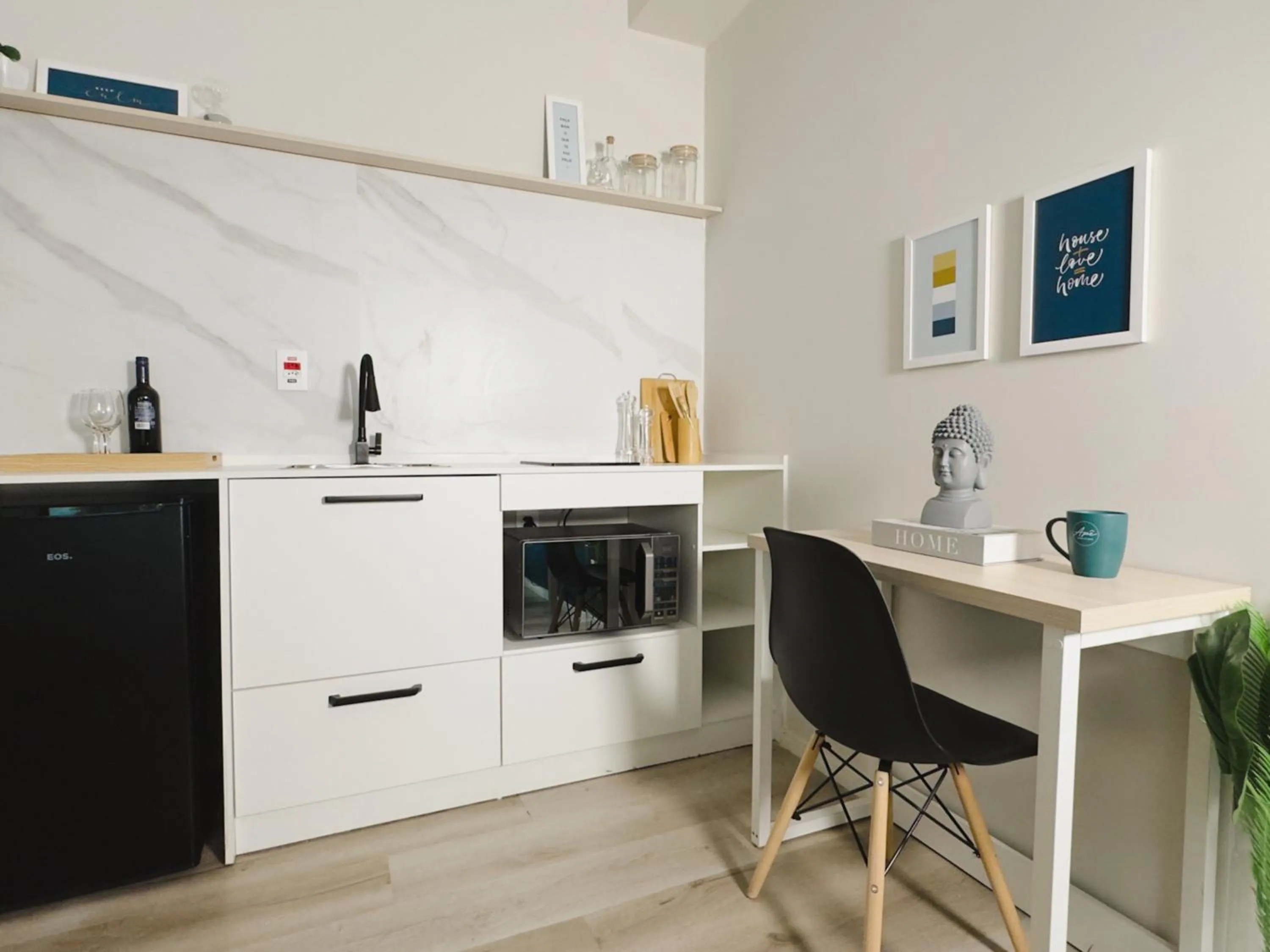 Kitchen or kitchenette in Apê Metrô Higienópolis Mackenzie