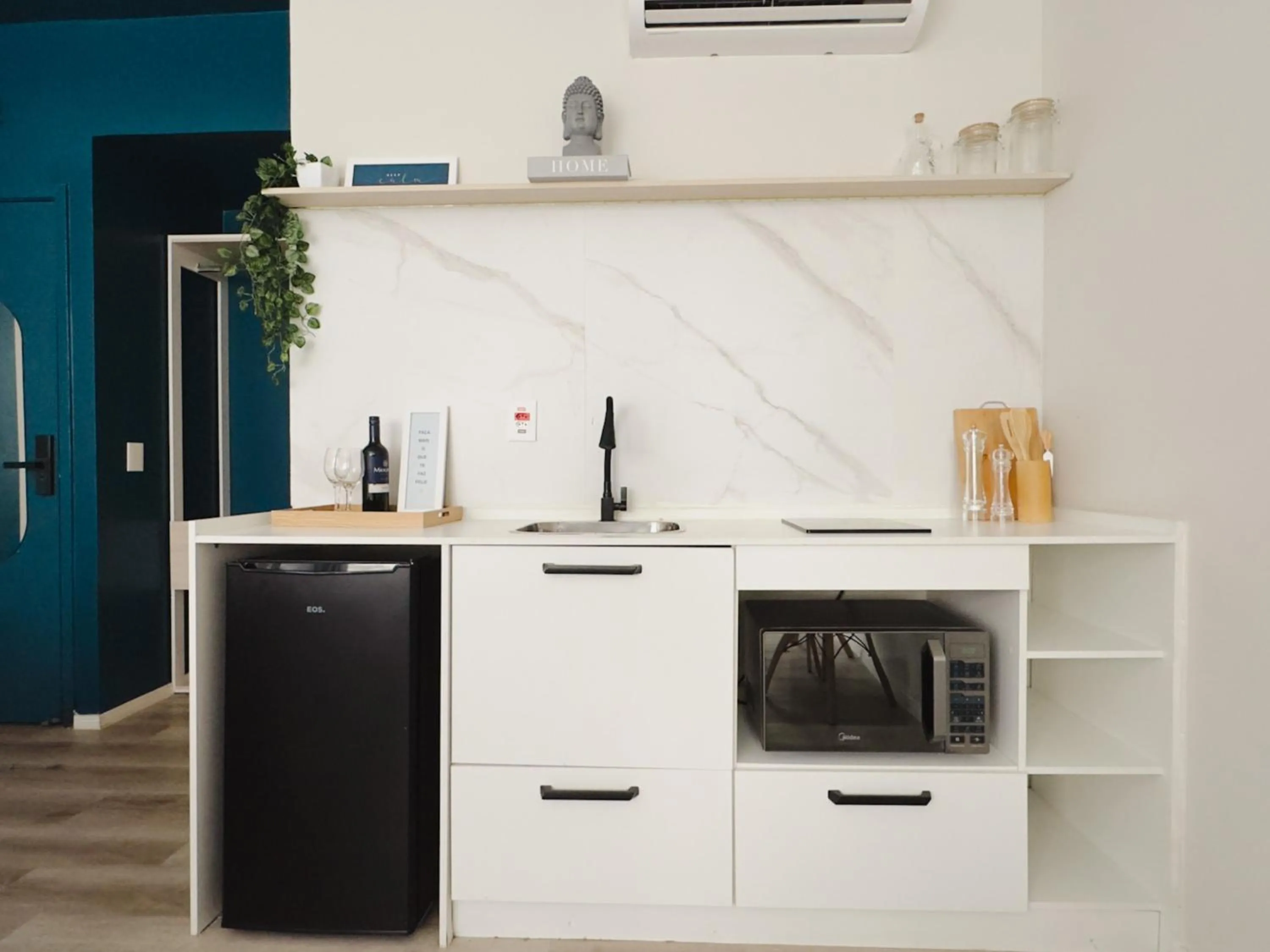 Kitchen or kitchenette in Apê Metrô Higienópolis Mackenzie