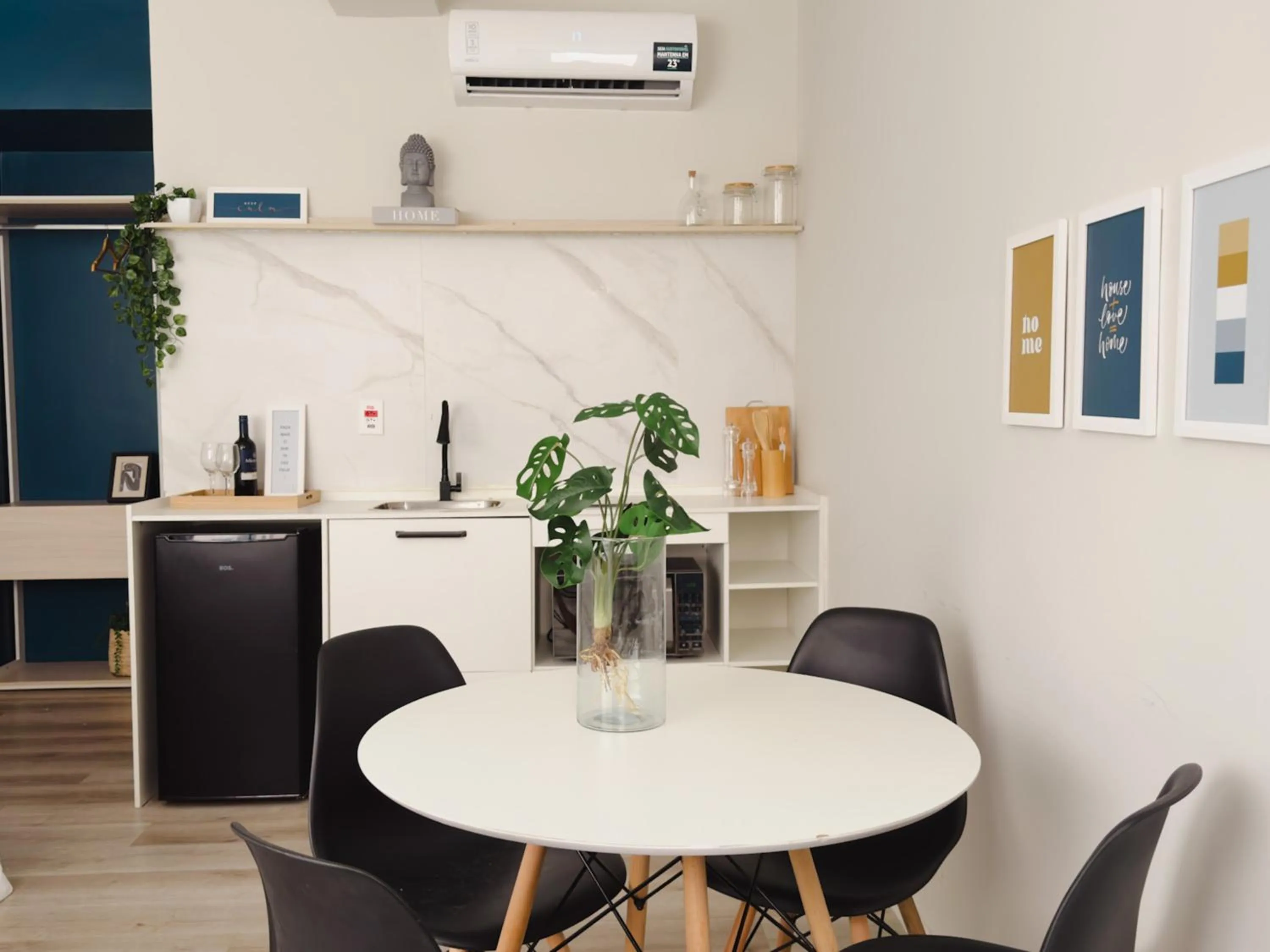 Kitchen or kitchenette in Apê Metrô Higienópolis Mackenzie