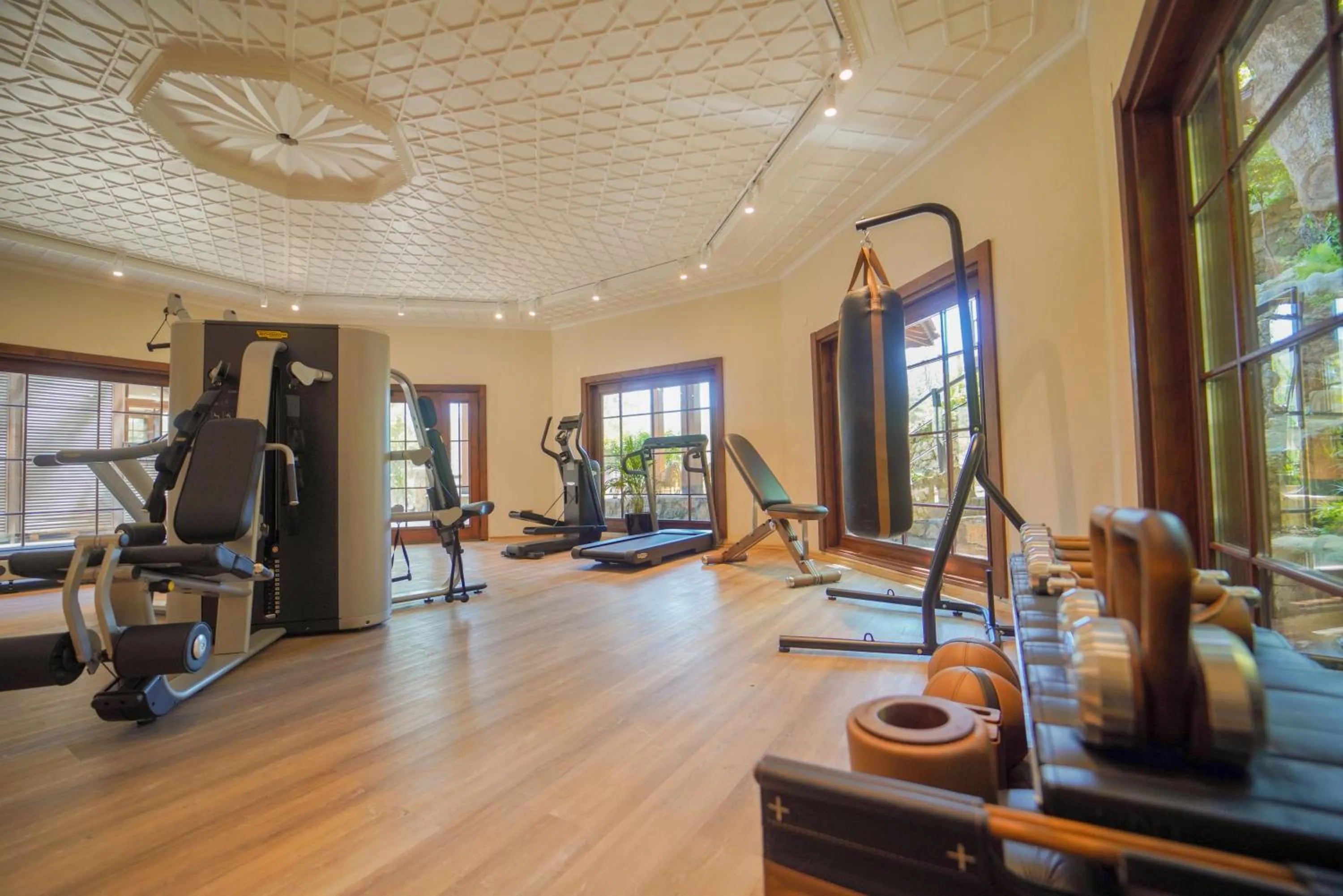 Fitness centre/facilities in Nuup Hotel