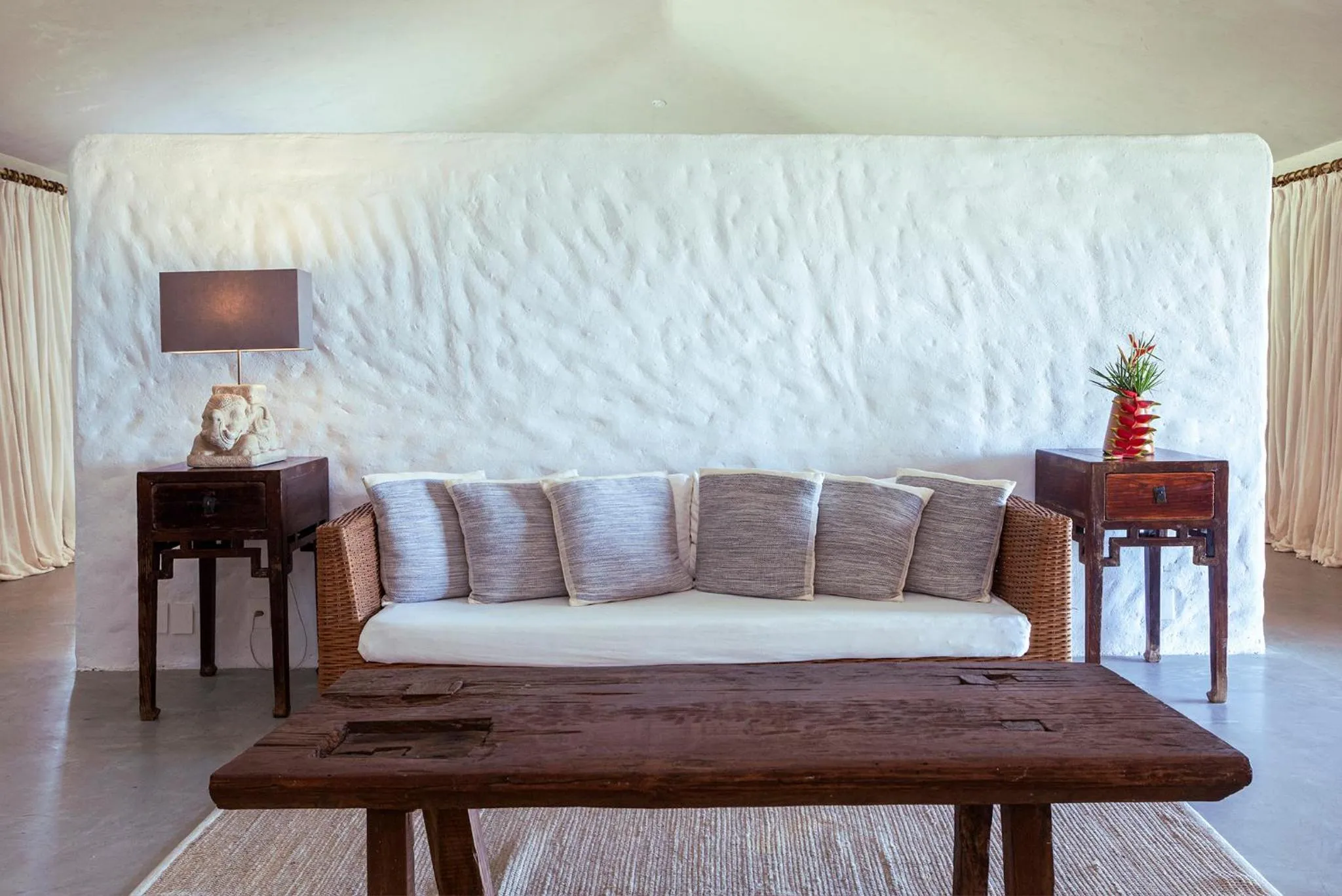 Seating area in Reserva Jacumã Boutique Hotel