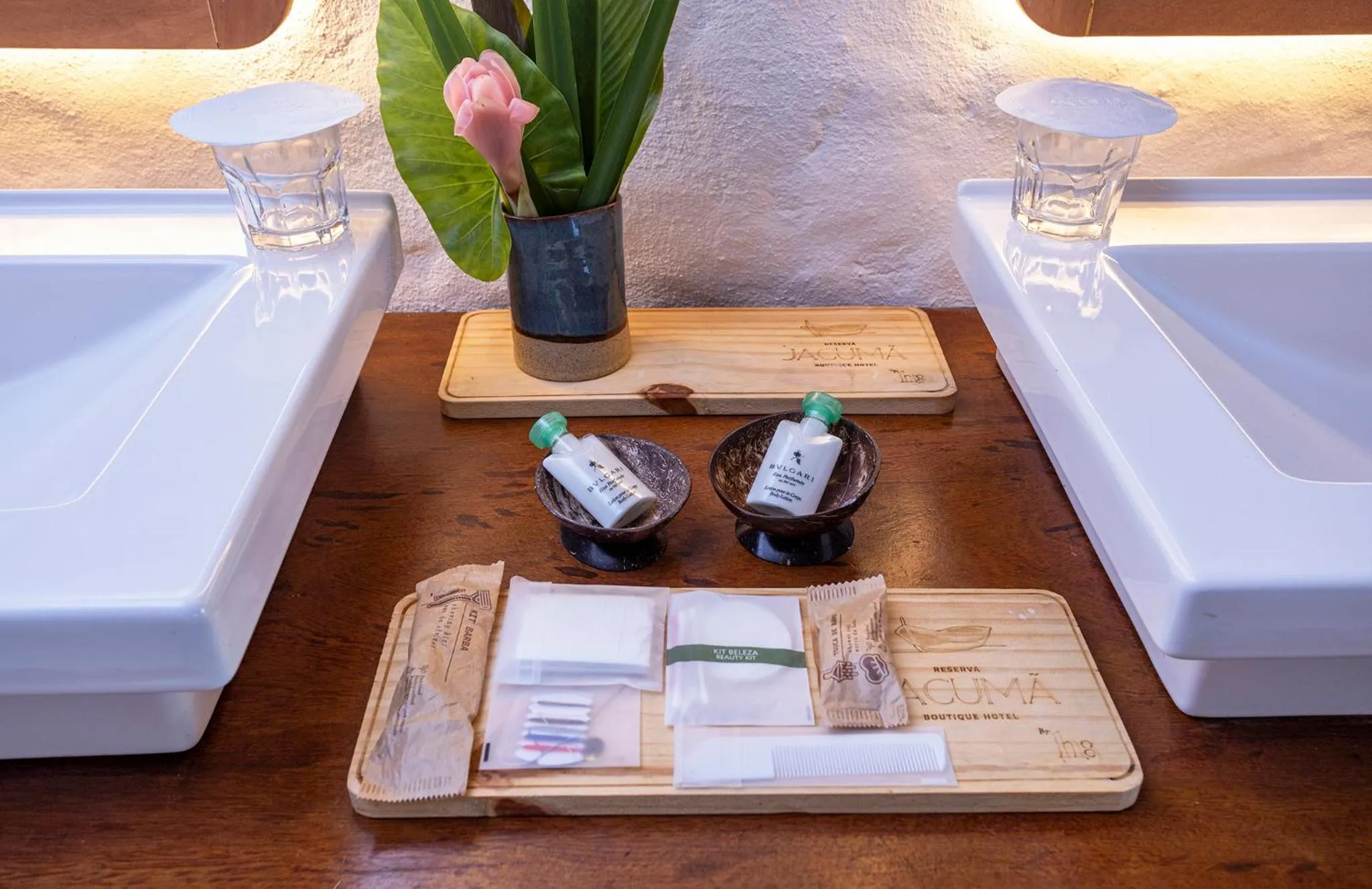 Bathroom, Bed in Reserva Jacumã Boutique Hotel