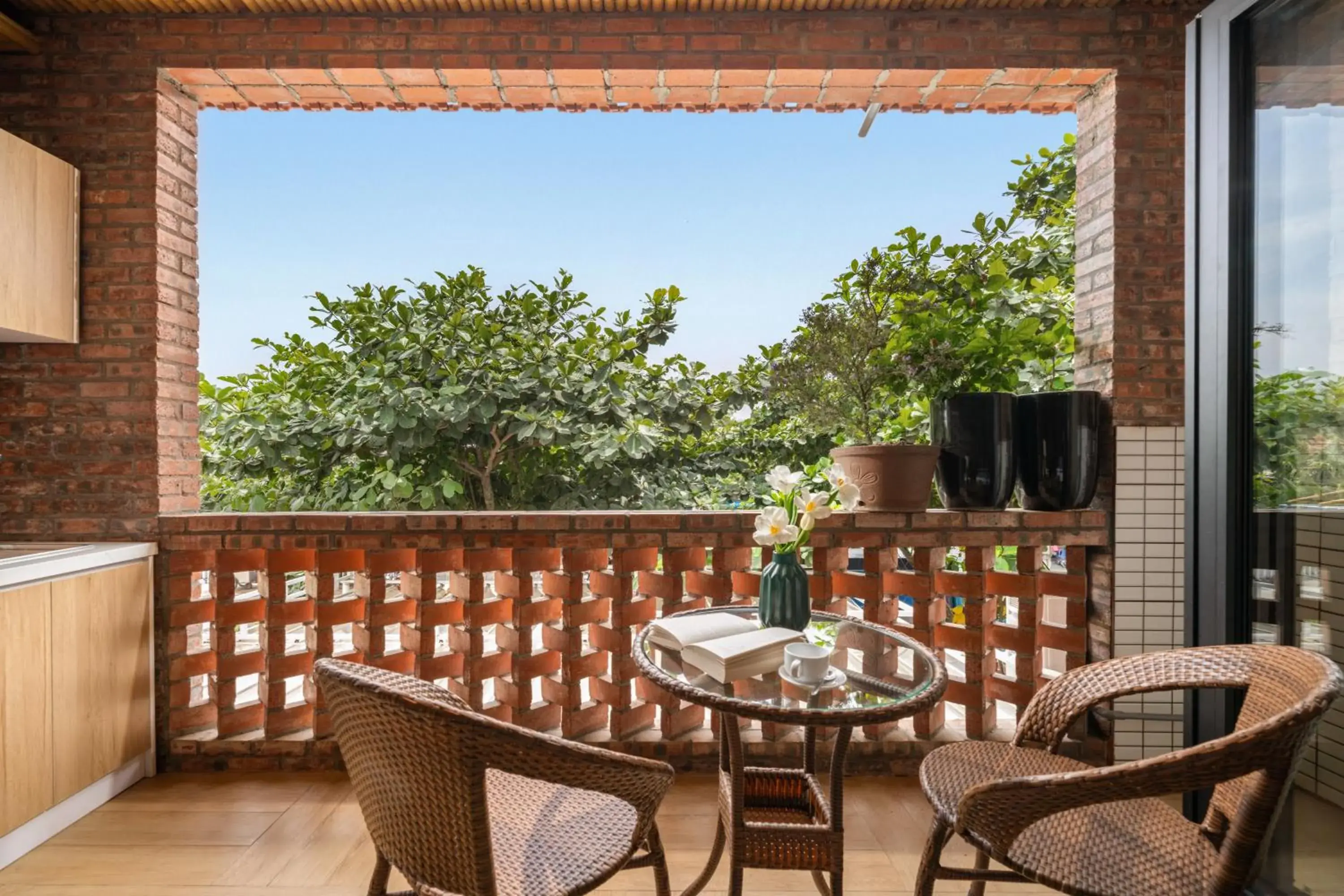 Deluxe Double Room with Balcony in Hoi An Golden Bamboo An Bang Beach Villa & Spa Deluxe Double Room with Balcony in Hoi An Golden Bamboo An Bang Beach Villa & Spa