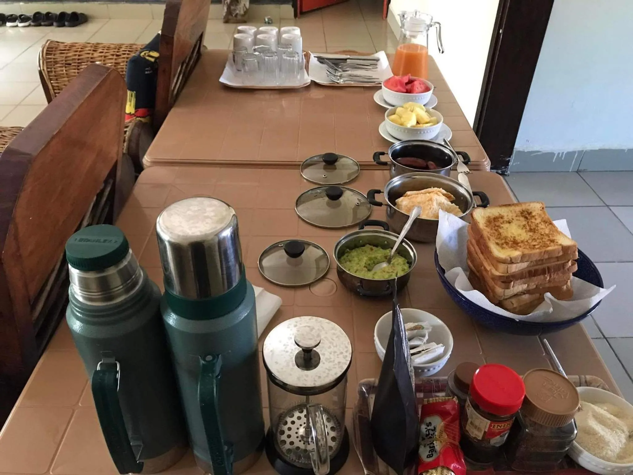 Continental breakfast in Home stay studio 62 Guesthouse