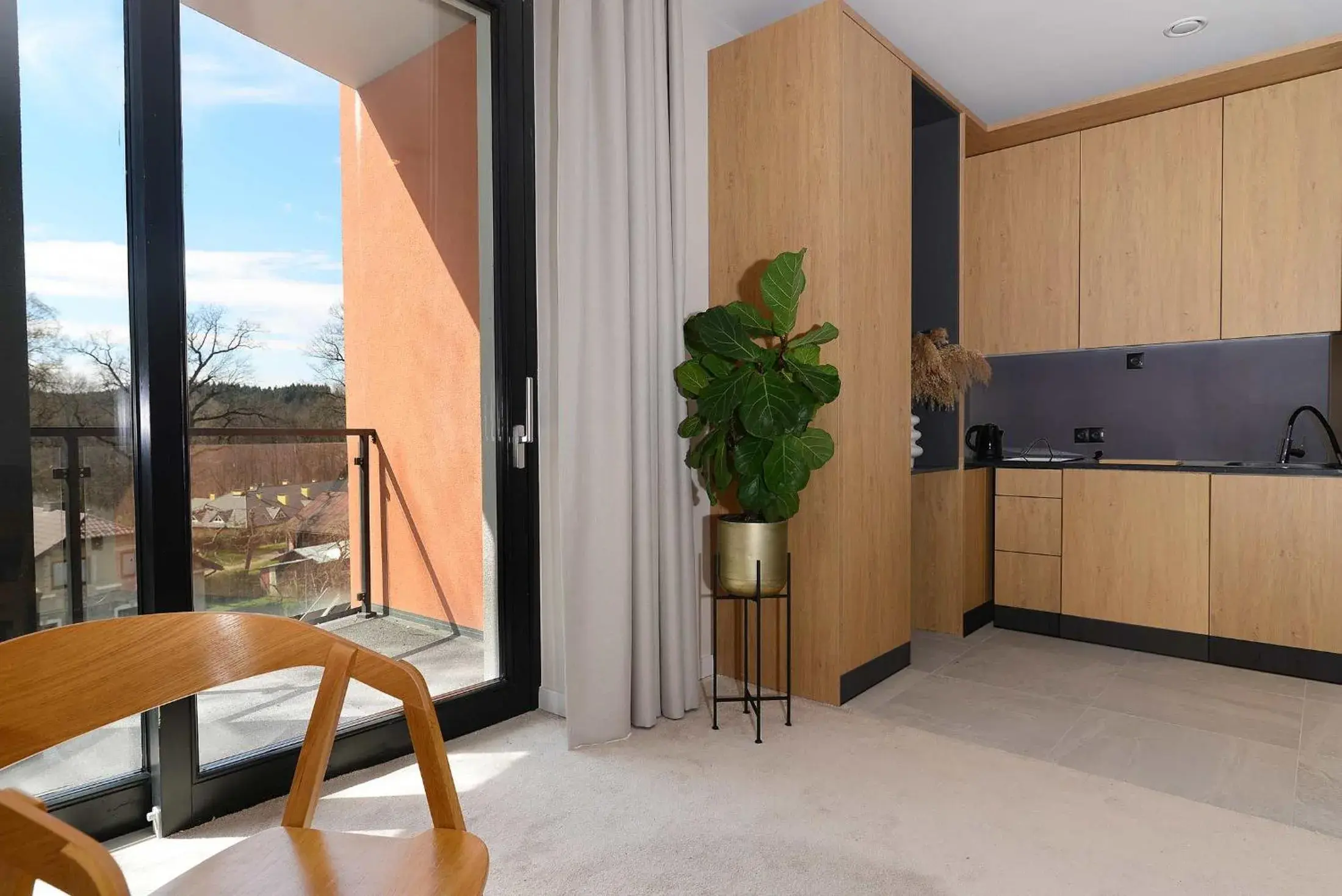 Twin Room with View in Wrota Bieszczad Twin Room with View in Wrota Bieszczad