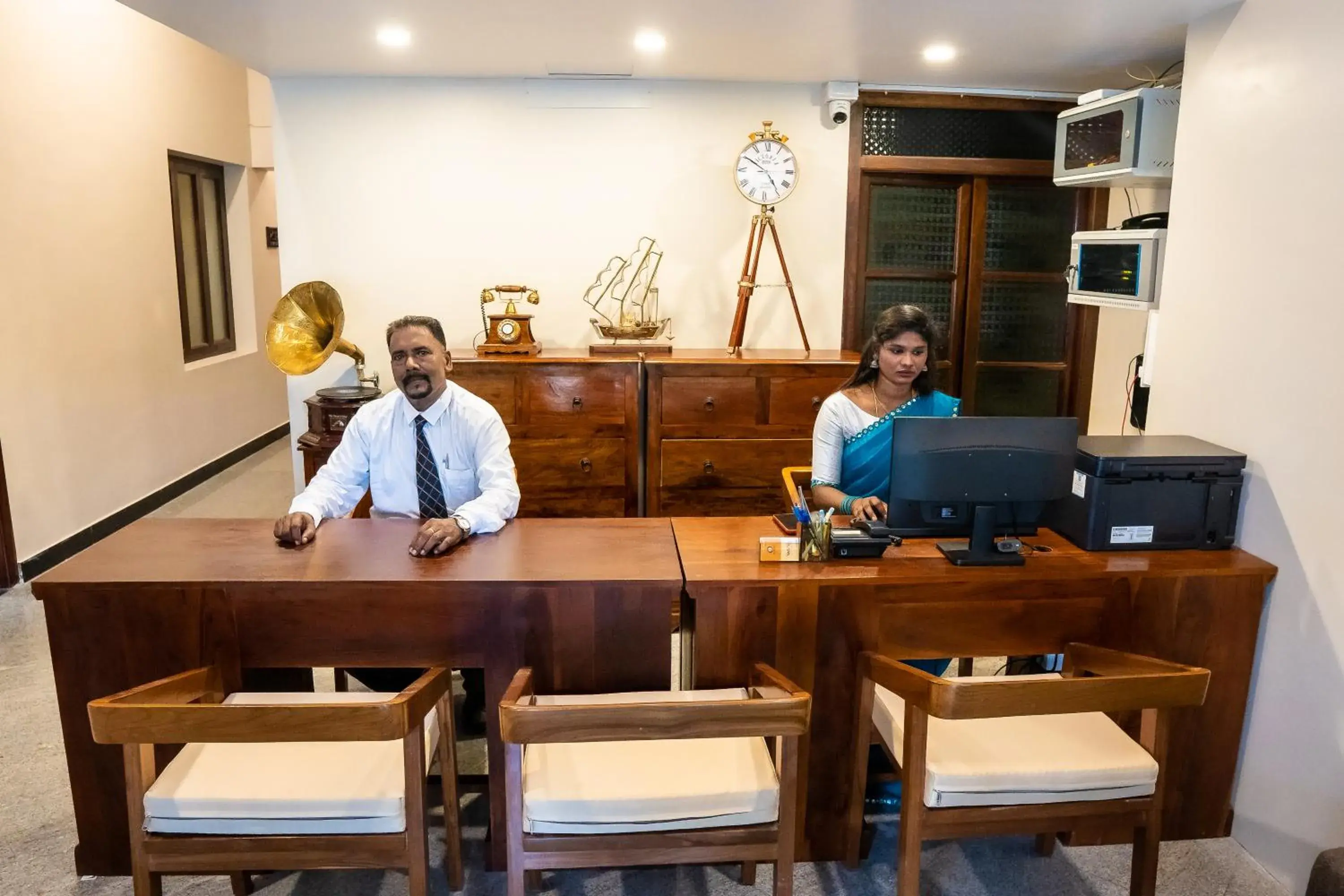 Lobby or reception in Palais de Pondichéry Lobby or reception in Palais de Pondichéry