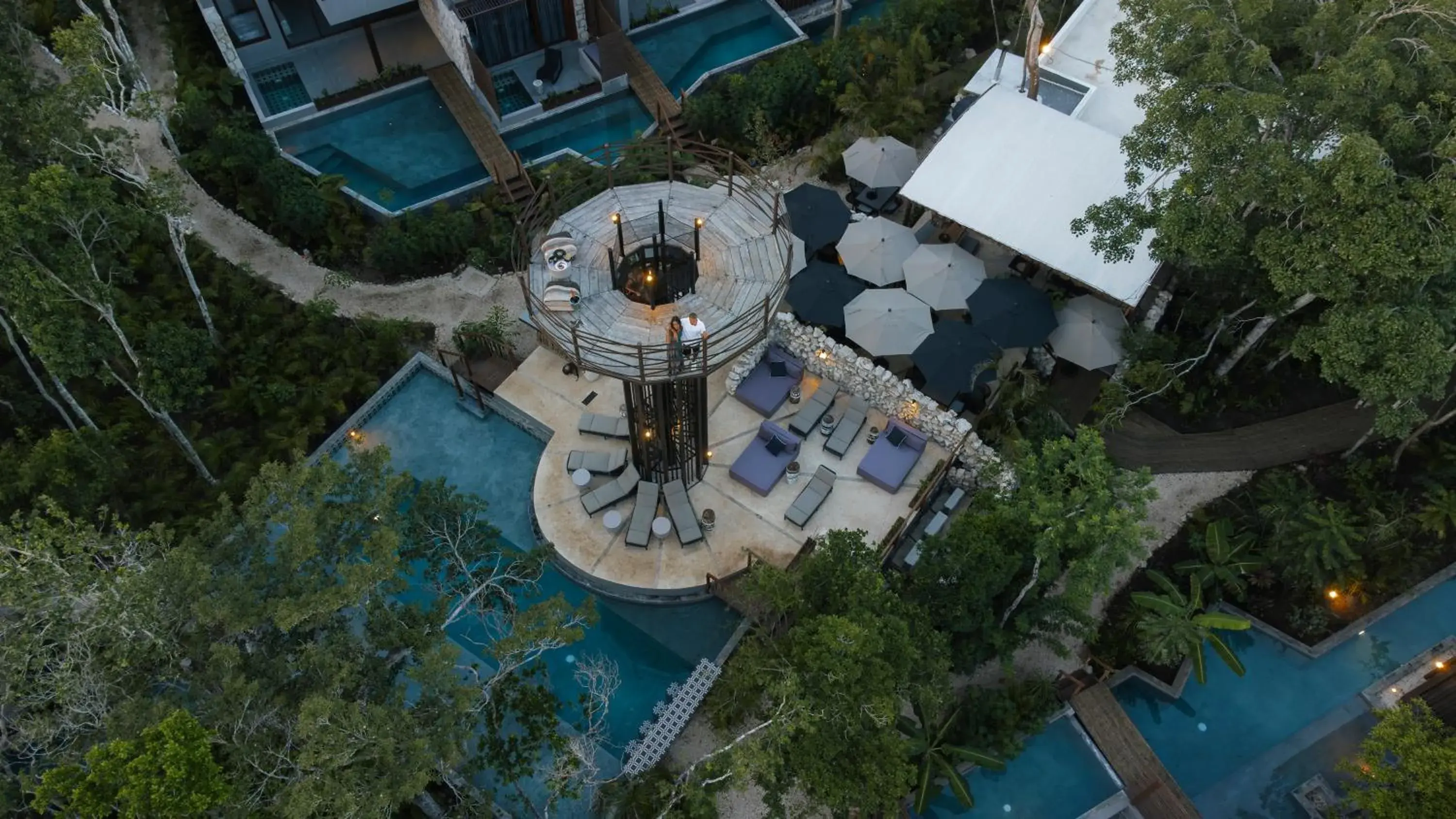 Bird's eye view in Siwa Tulum Unique Hotel & Spa Bird's eye view in Siwa Tulum Unique Hotel & Spa