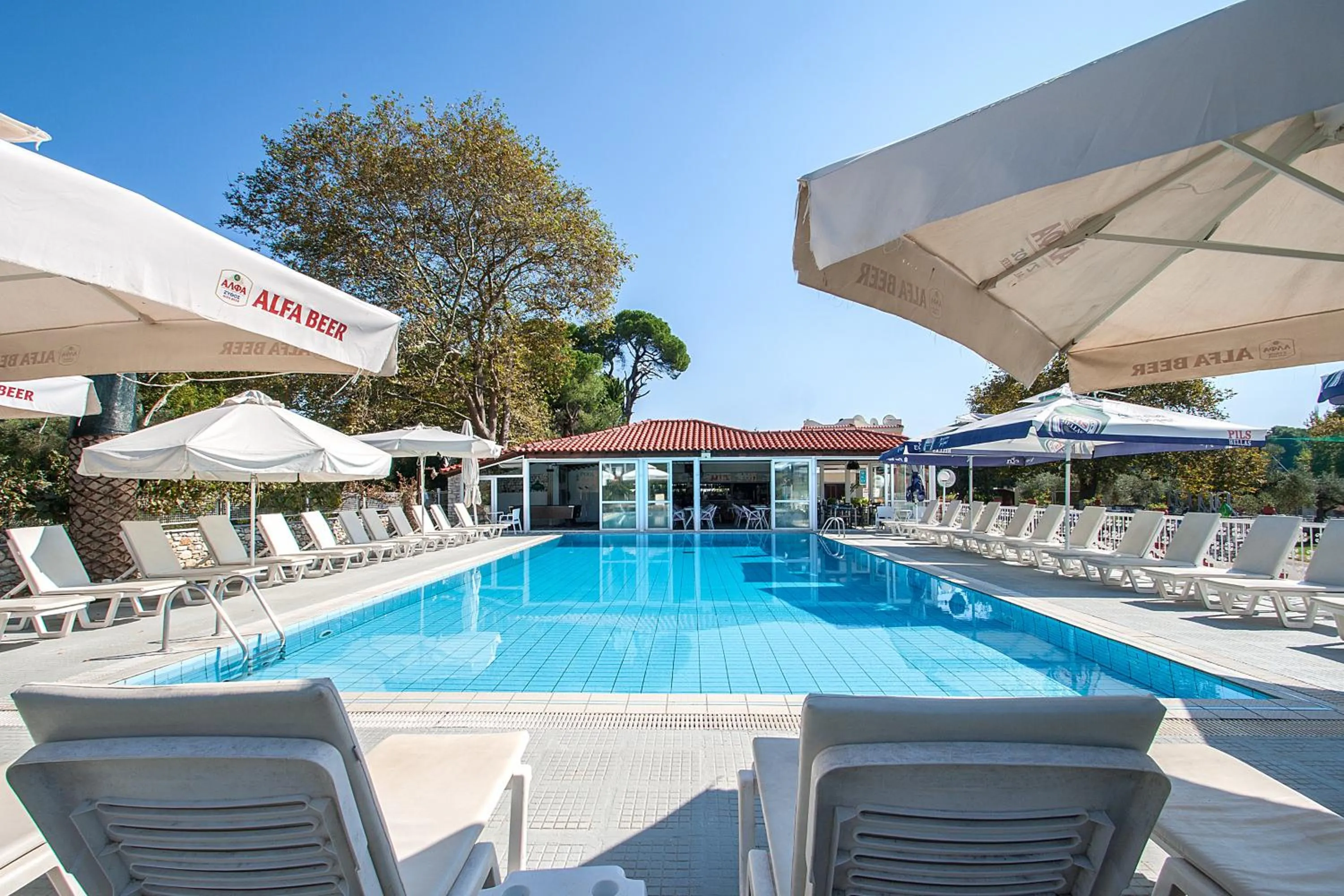 Swimming pool in Koukias Village