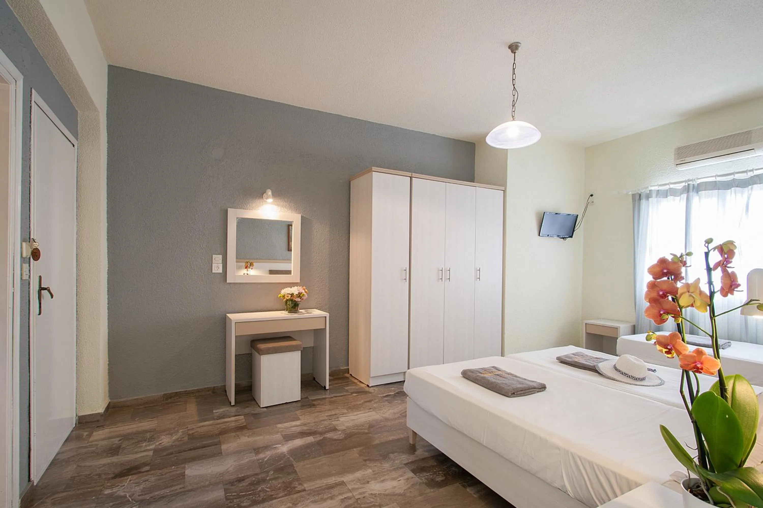 Bedroom, Bed in Koukias Village