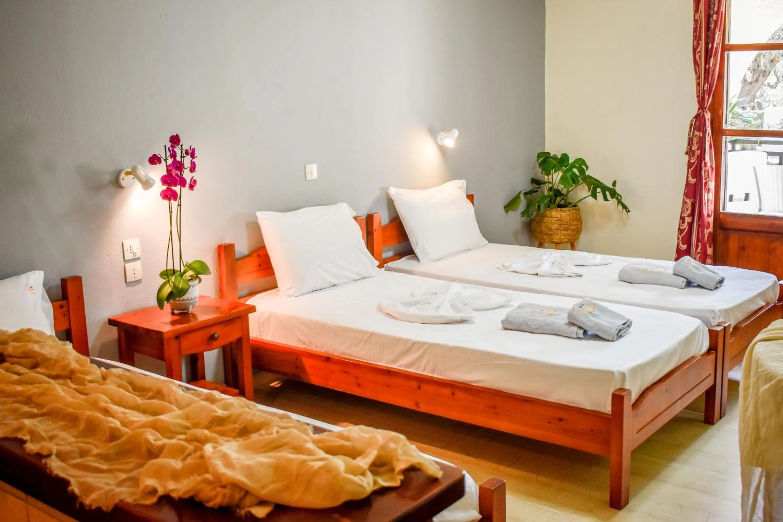 Bedroom, Bed in Koukias Village