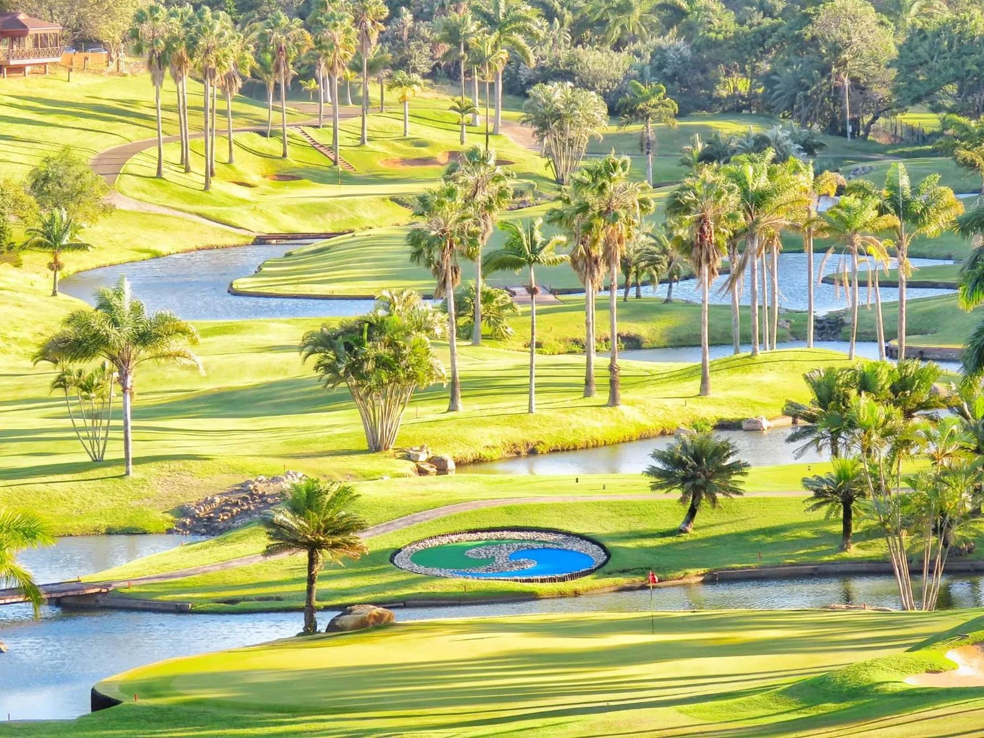 Golfcourse in San Lameer Villa 1916 by Top Destinations Rentals