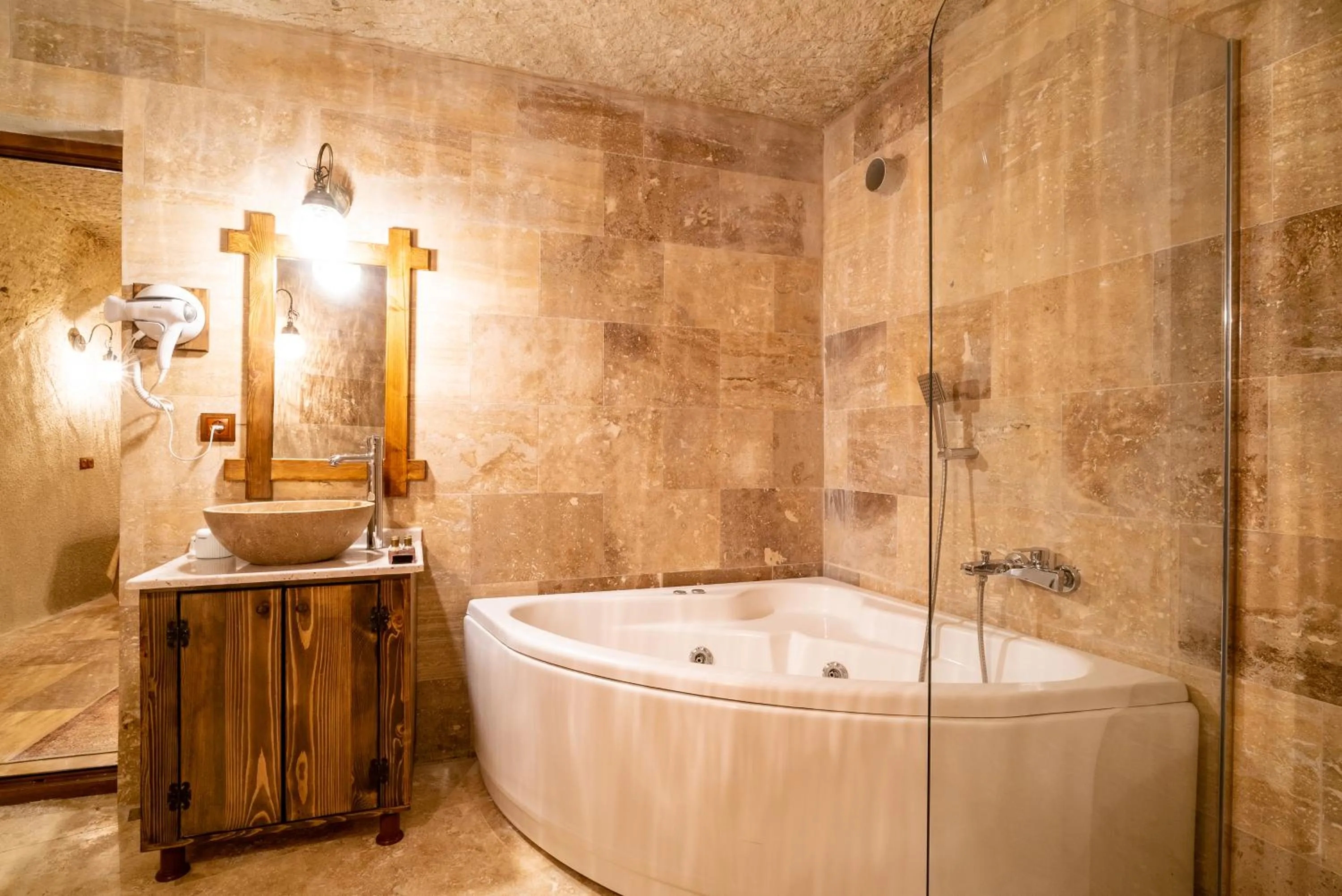 Bathroom in Cappadocia inans Cave & Swimming Pool Hot