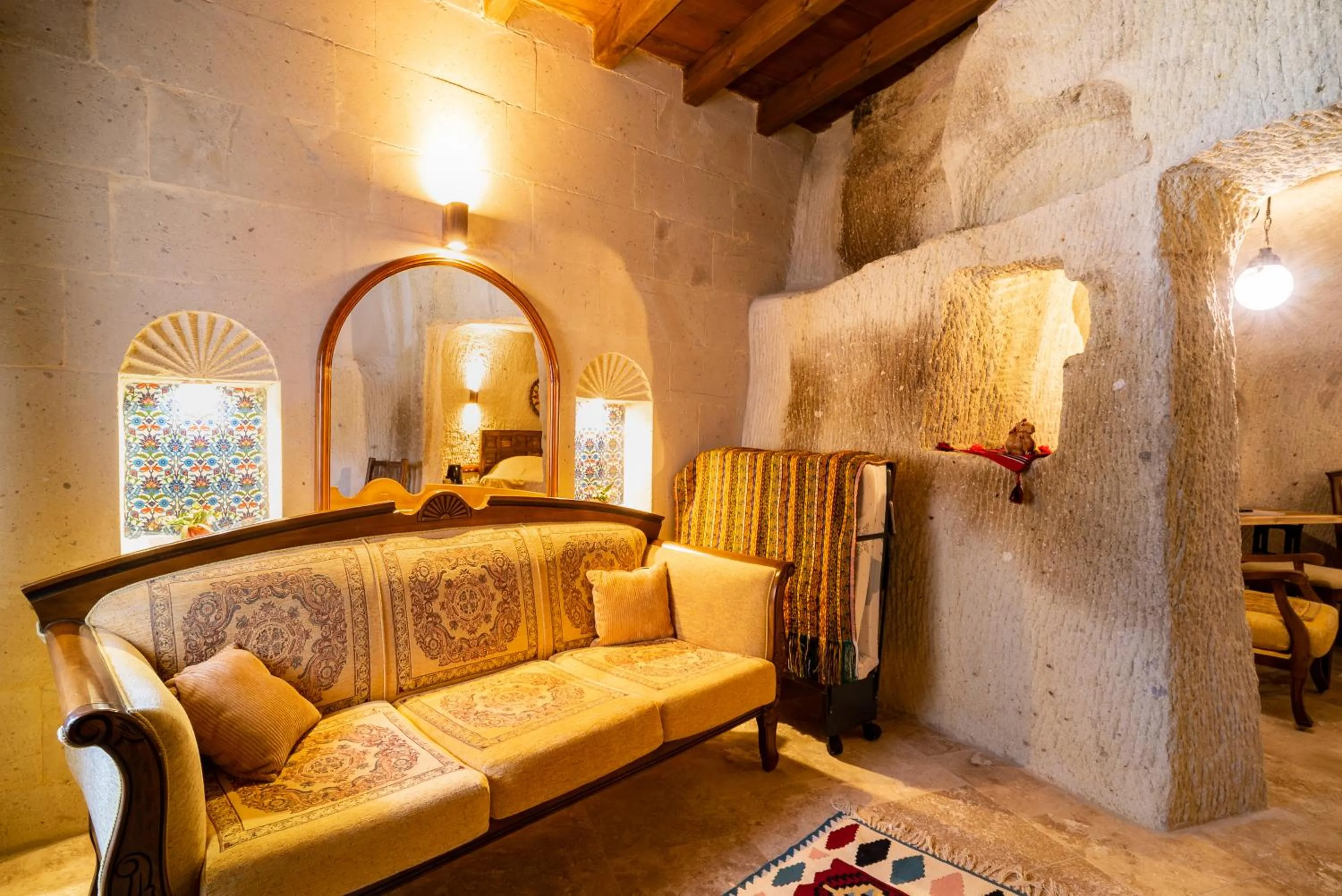 Living room in Cappadocia inans Cave & Swimming Pool Hot