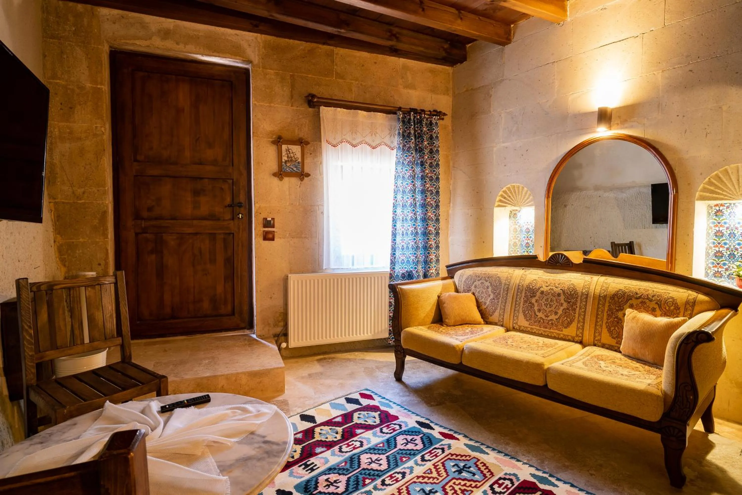 Living room in Cappadocia inans Cave & Swimming Pool Hot