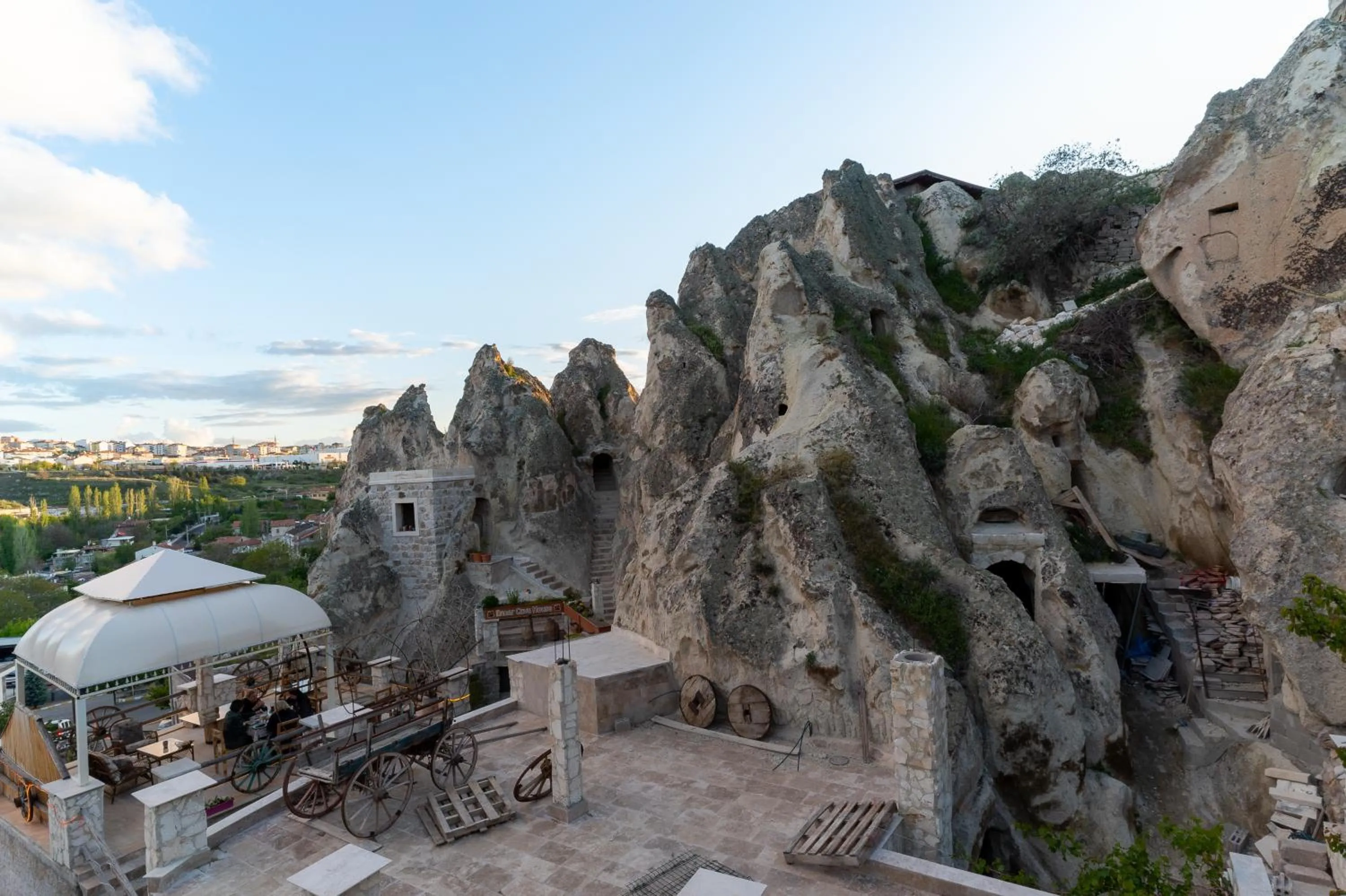 Natural landscape in Cappadocia inans Cave & Swimming Pool Hot