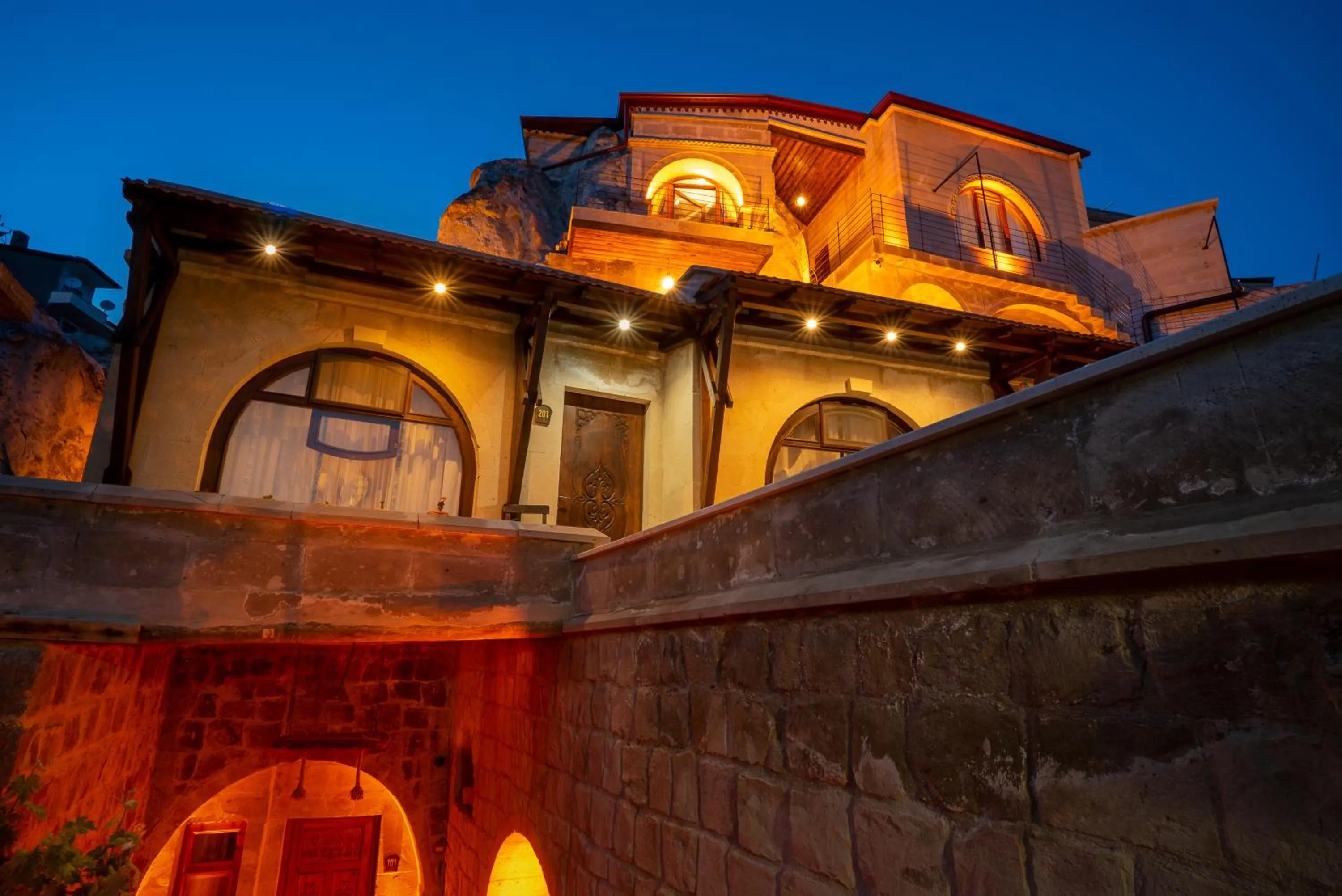 Landmark view in Cappadocia inans Cave & Swimming Pool Hot