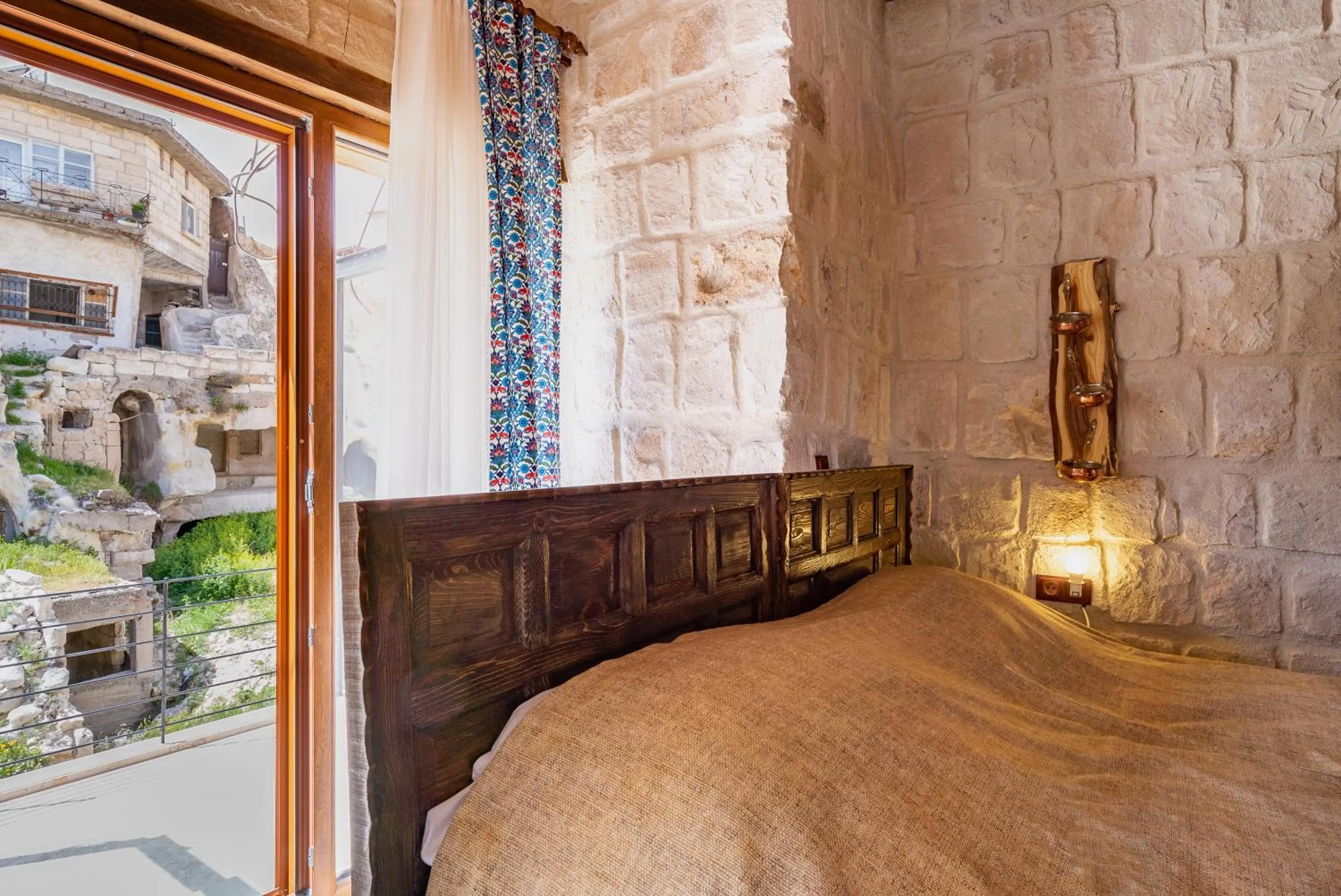View (from property/room), Bed in Cappadocia inans Cave & Swimming Pool Hot