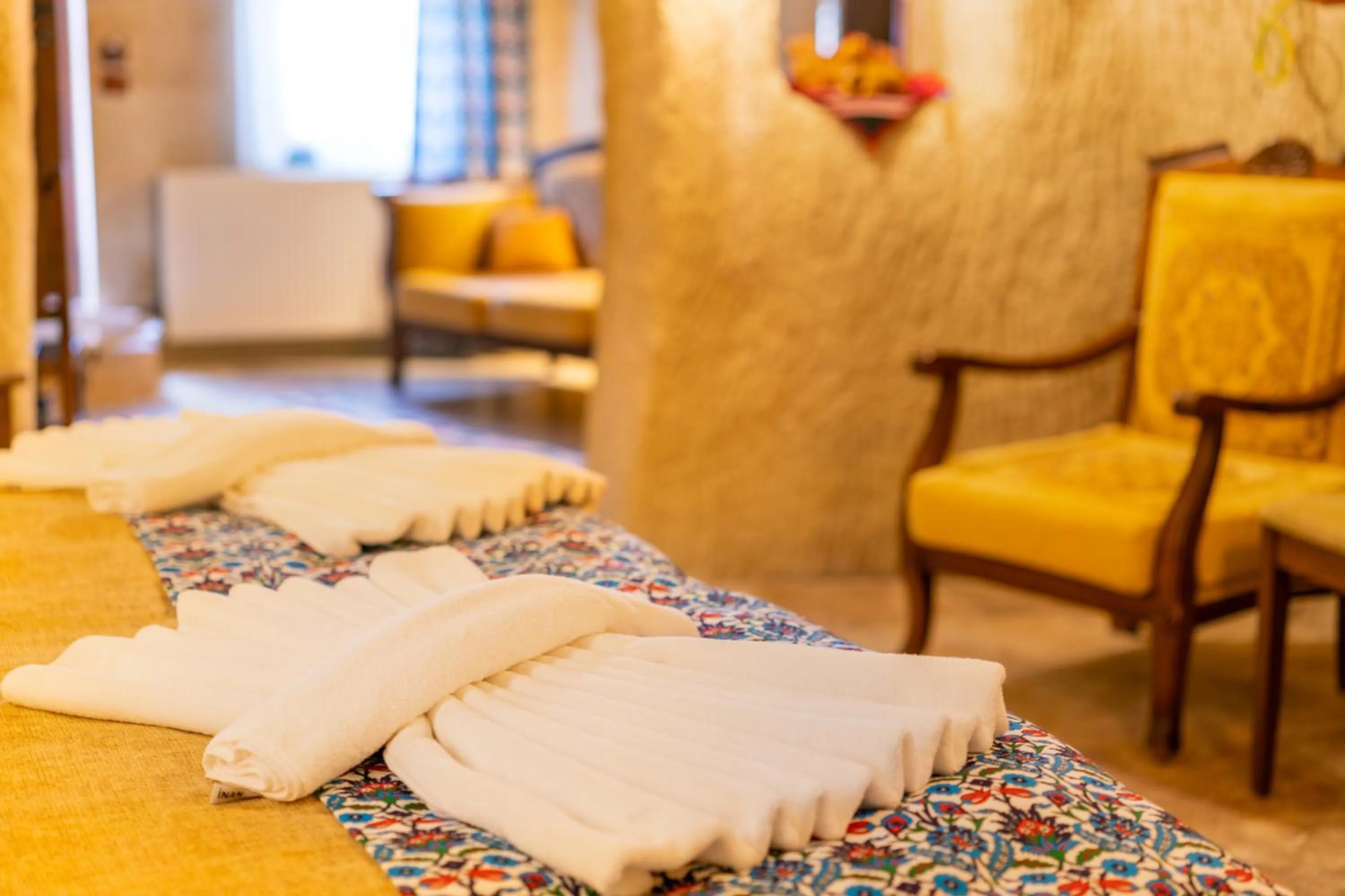 towels, Bed in Cappadocia inans Cave & Swimming Pool Hot