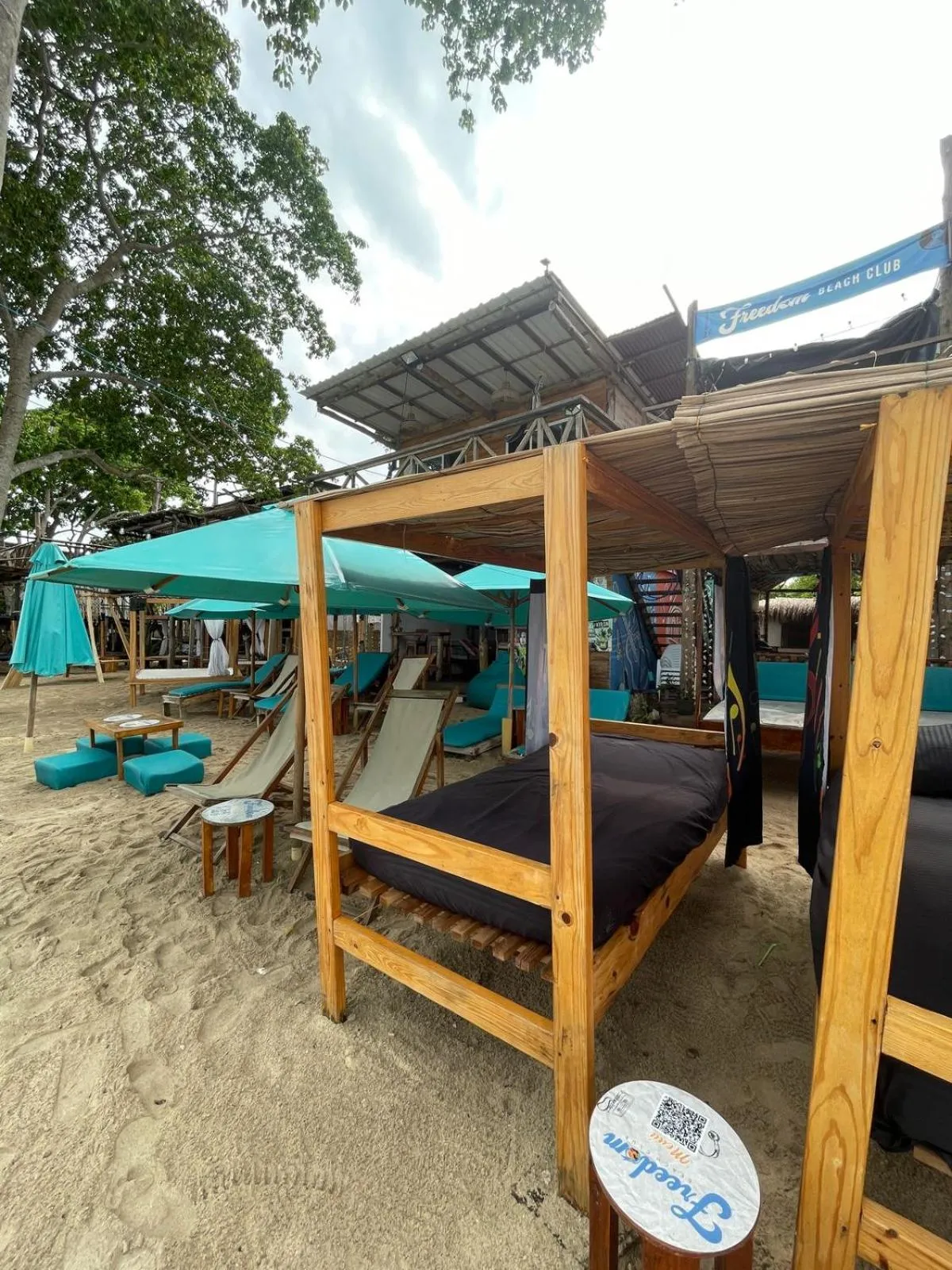 Bed in Freedom Beach Club