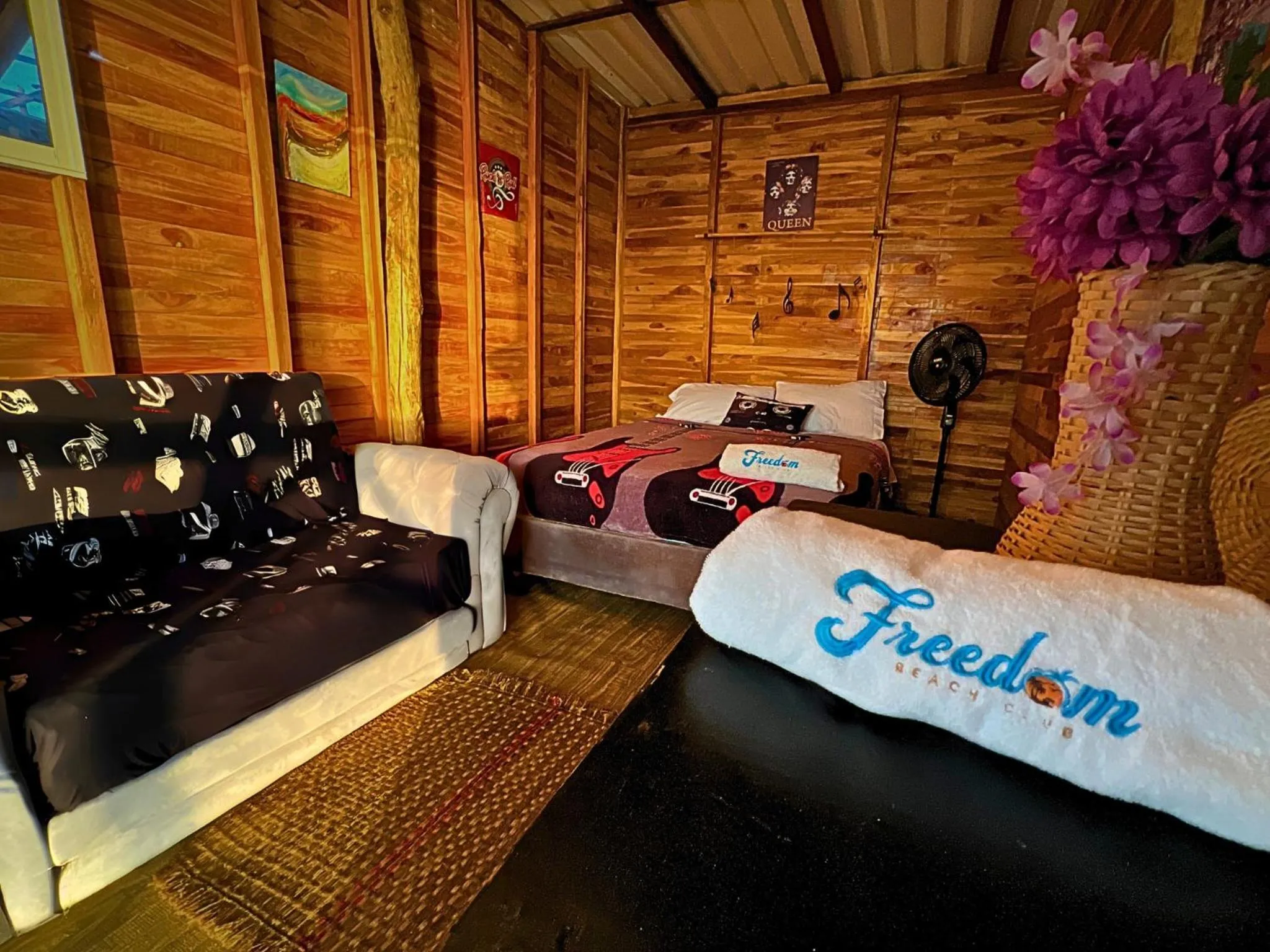 Bed in Freedom Beach Club