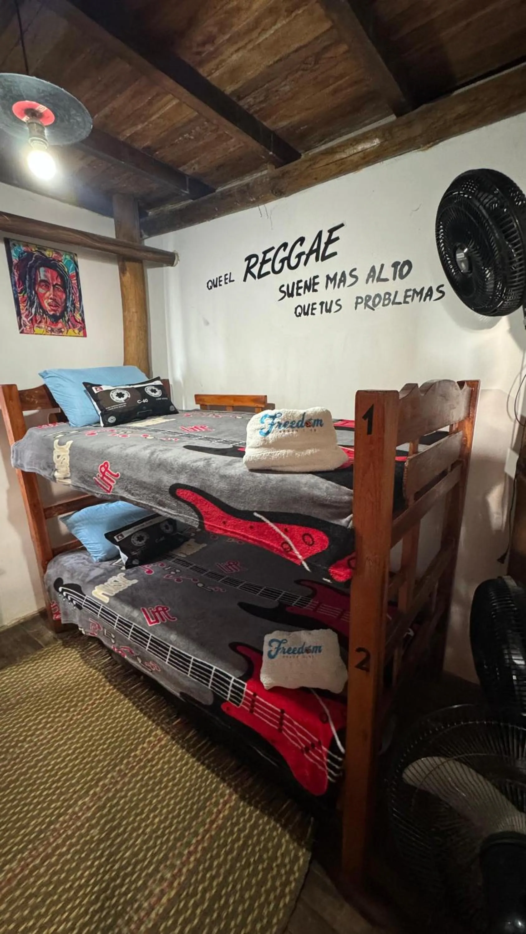 Bed in Freedom Beach Club