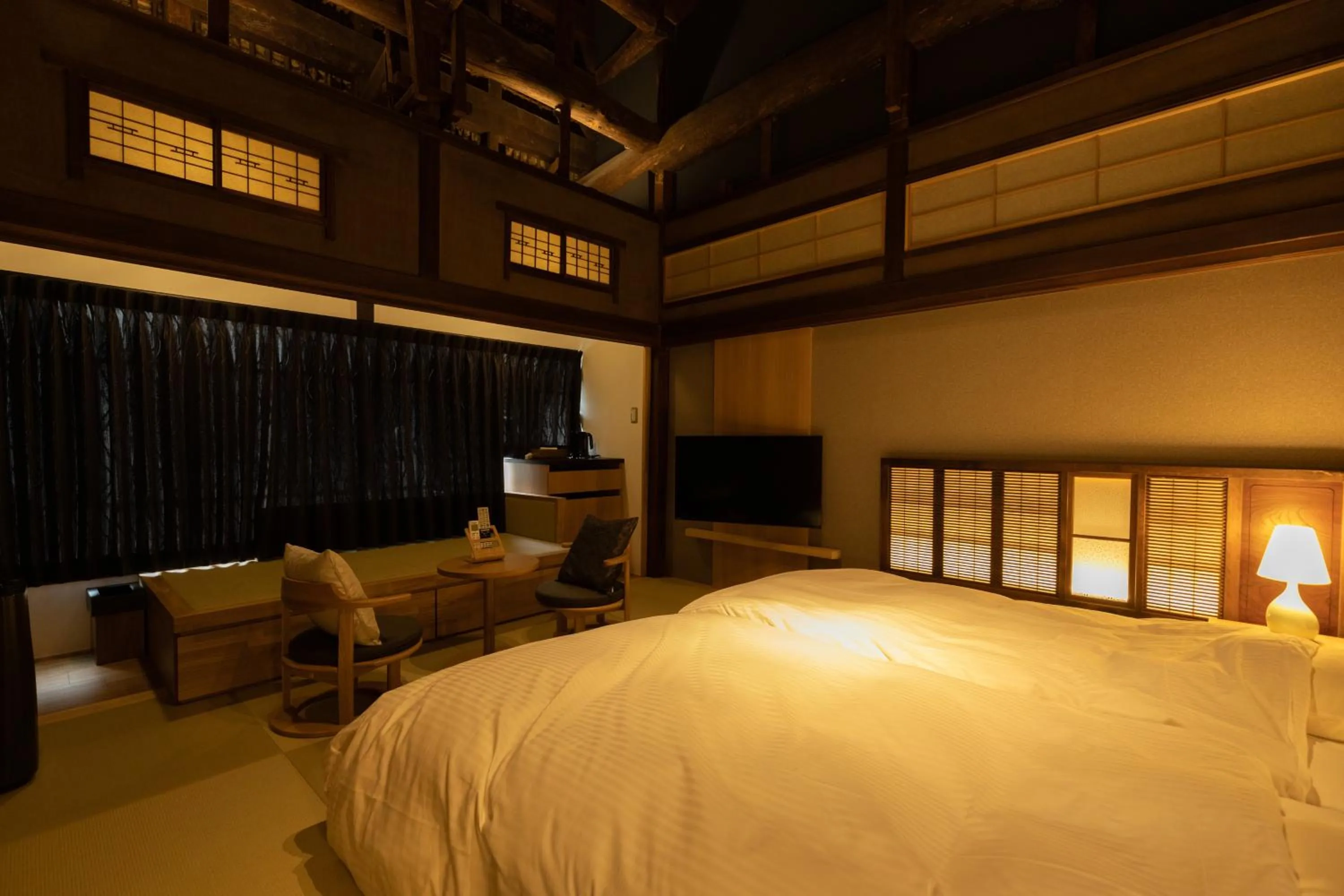 Bed in Classic ＆ modern SELF-STYLED HOTEL 番場おおそね