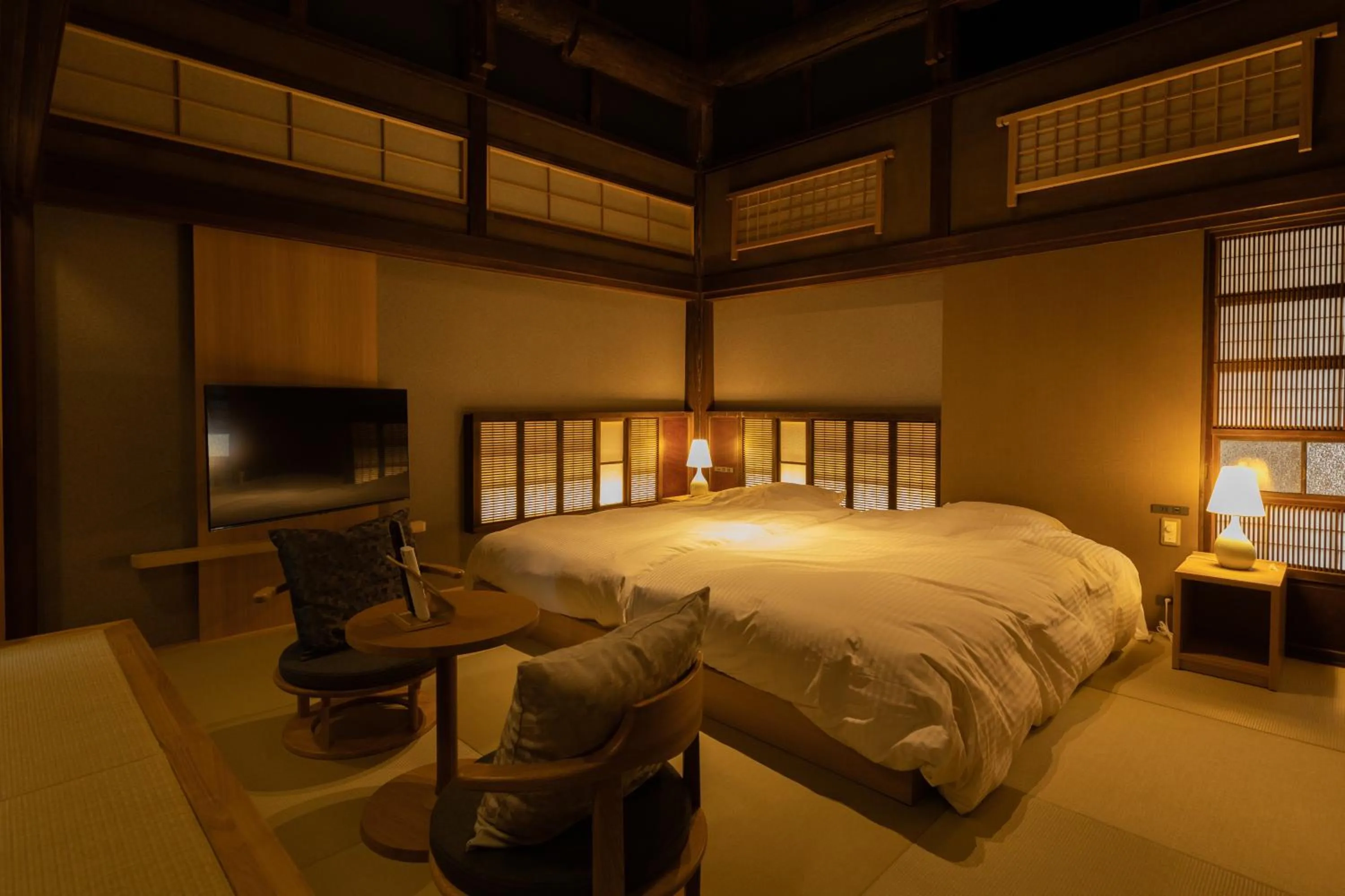 Bed in Classic ＆ modern SELF-STYLED HOTEL 番場おおそね