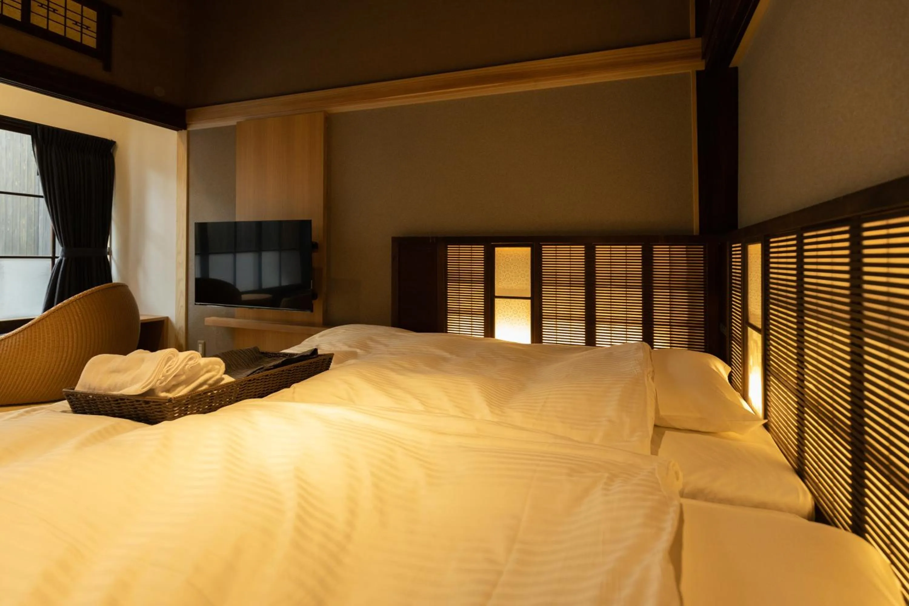 Bed in Classic ＆ modern SELF-STYLED HOTEL 番場おおそね