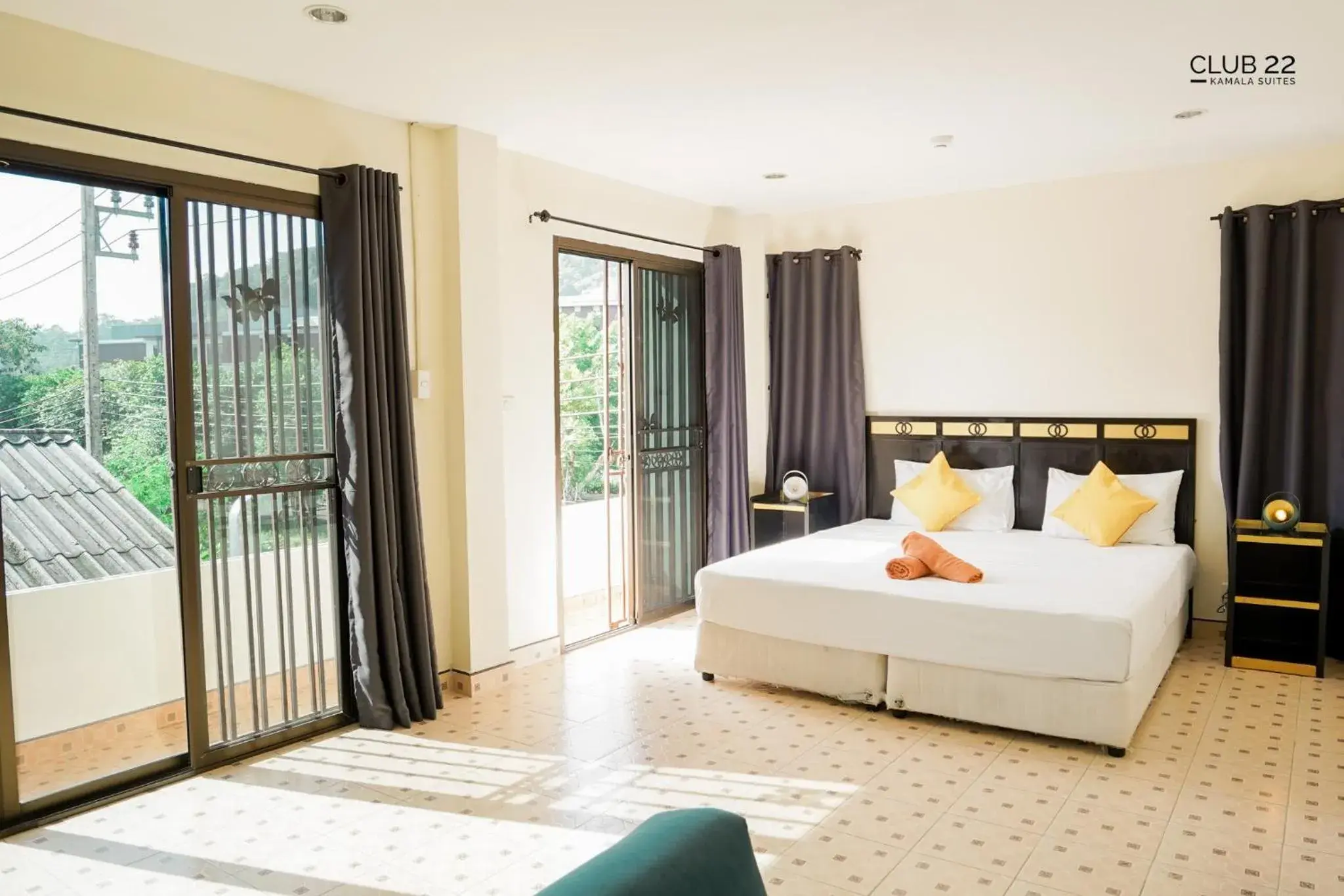 Bed in Club22 Kamala Suites, Kamala Beach Bed in Club22 Kamala Suites, Kamala Beach