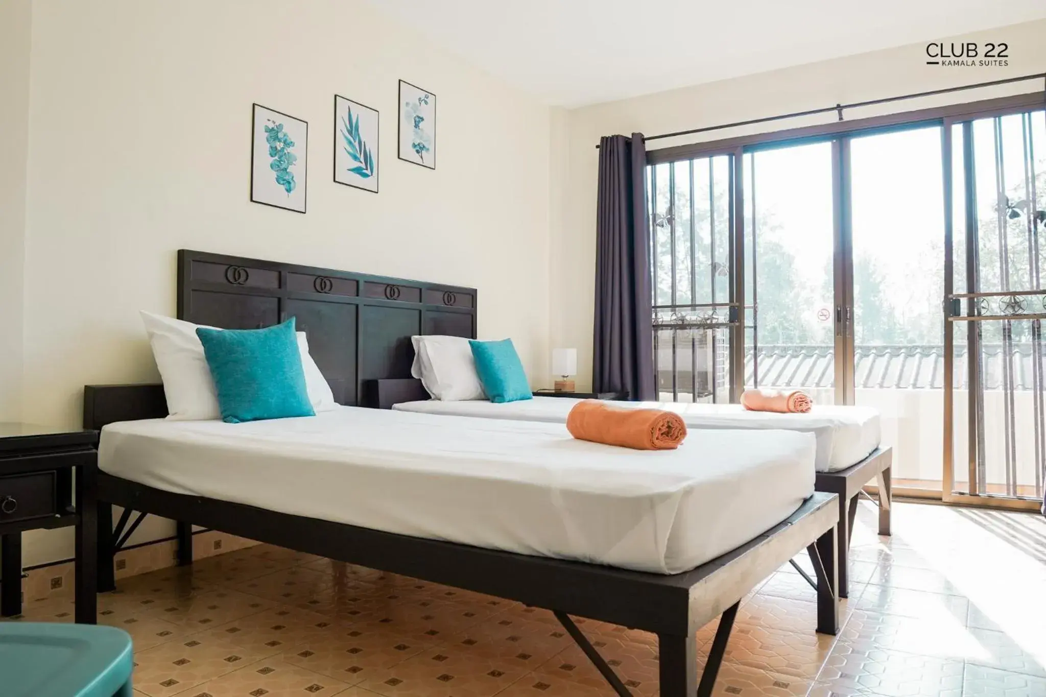 Bed in Club22 Kamala Suites, Kamala Beach Bed in Club22 Kamala Suites, Kamala Beach