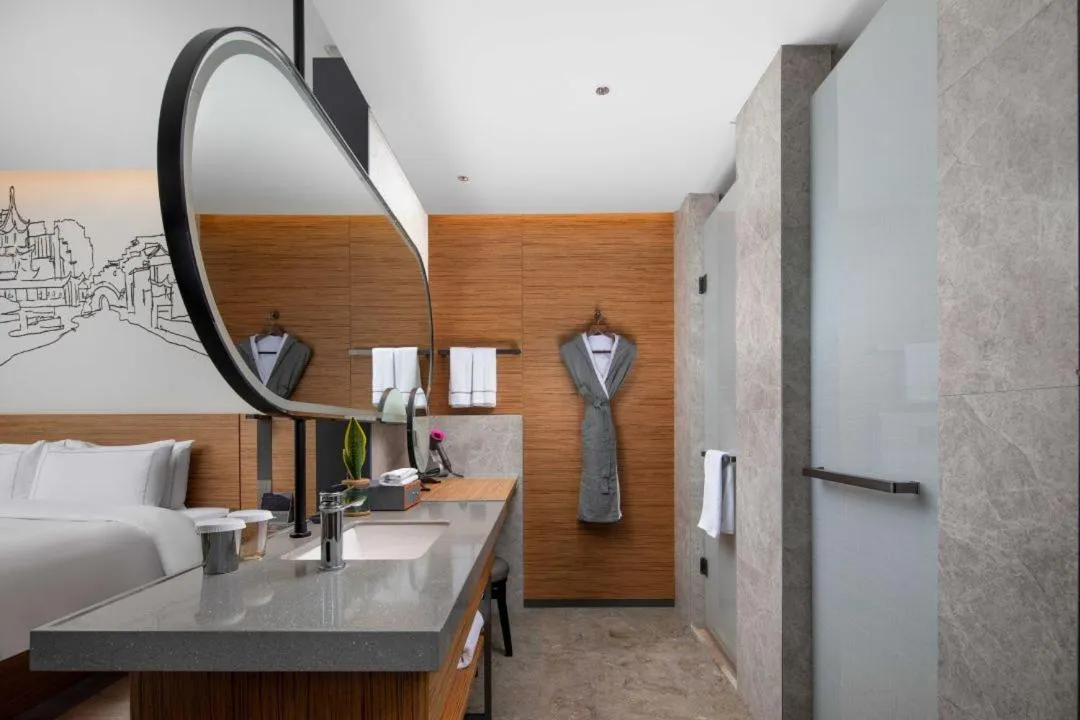 Bed in UrCove by HYATT Nanjing South Railway Station