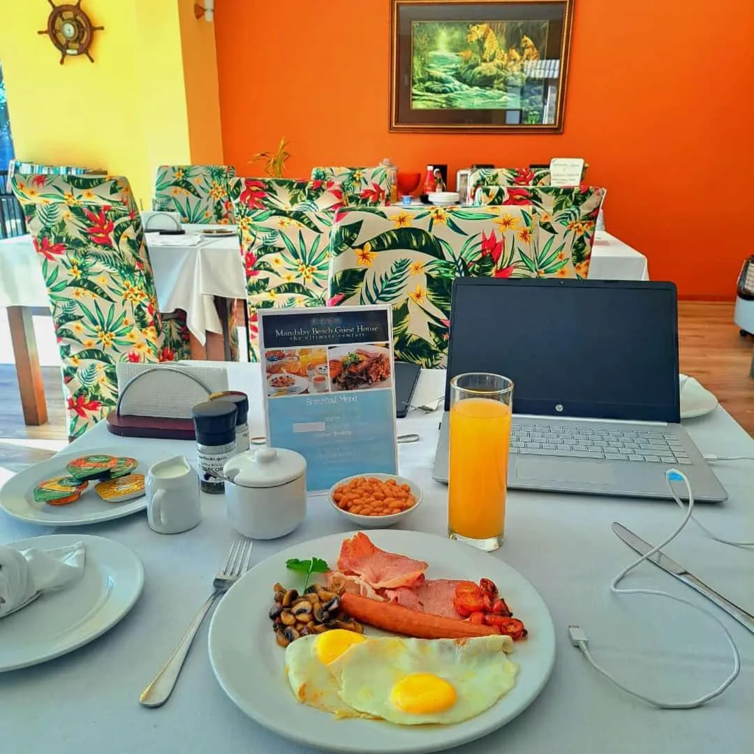 Breakfast in Mandalay Beach Guest House